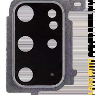 Rückkamera-Glas mit Abdeckung Blendenring für Samsung Galaxy S20 Plus (Cosmic Gray (Grau))