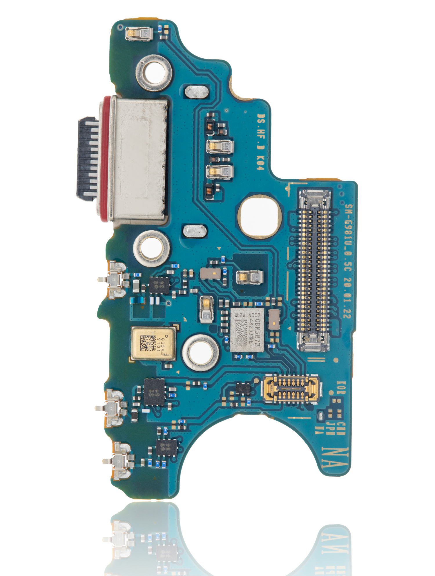 Ladebuchse mit Platine für Samsung Galaxy S20 5G (G981U) (US-Version) (Premium) – Bild 4