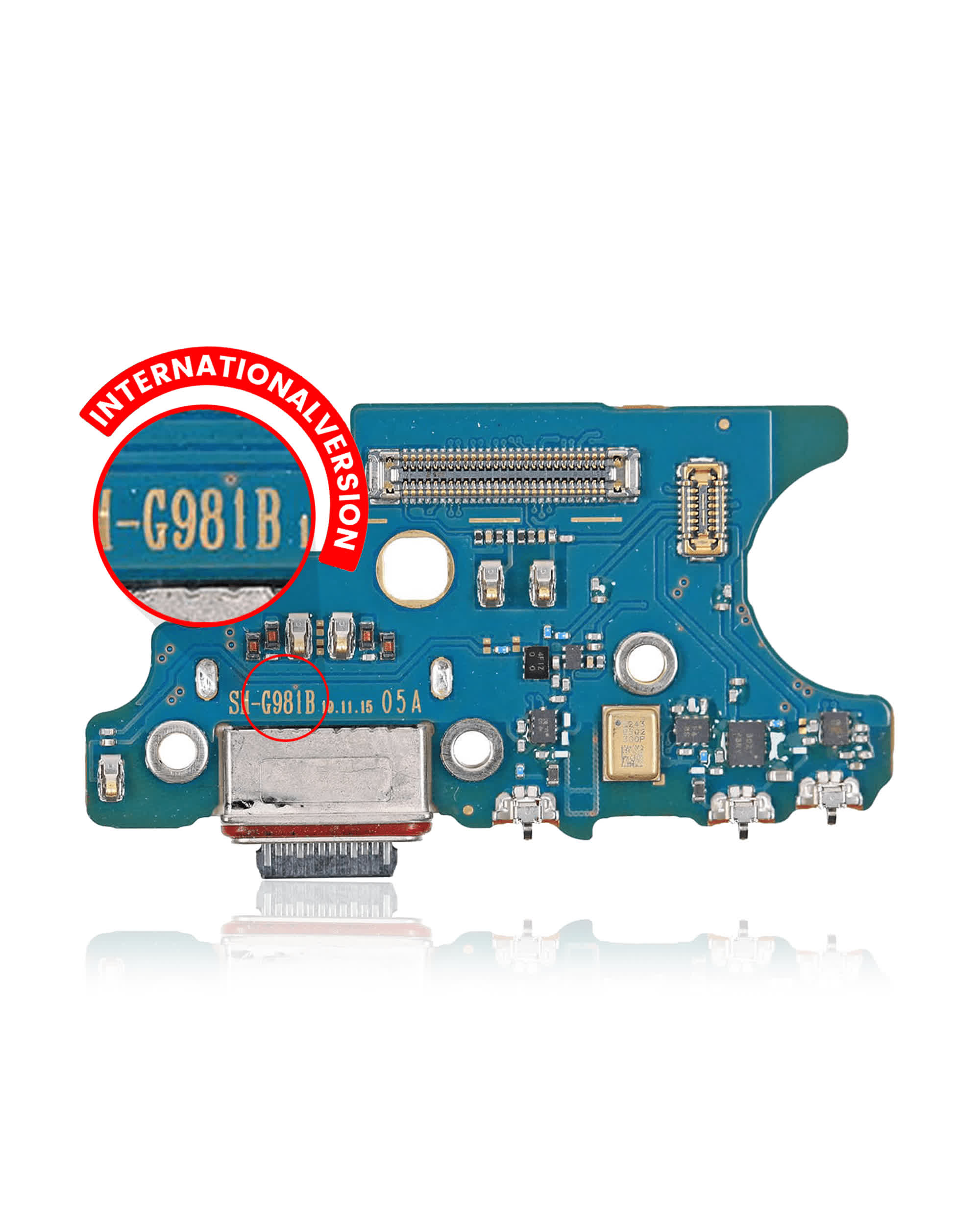 Ladebuchse mit Platine für Samsung Galaxy S20 5G (G981B) (International Version) (Premium)