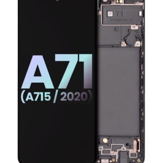 OLED Display mit Rahmen für Samsung Galaxy A71 (A715 / 2020) (Service Pack)