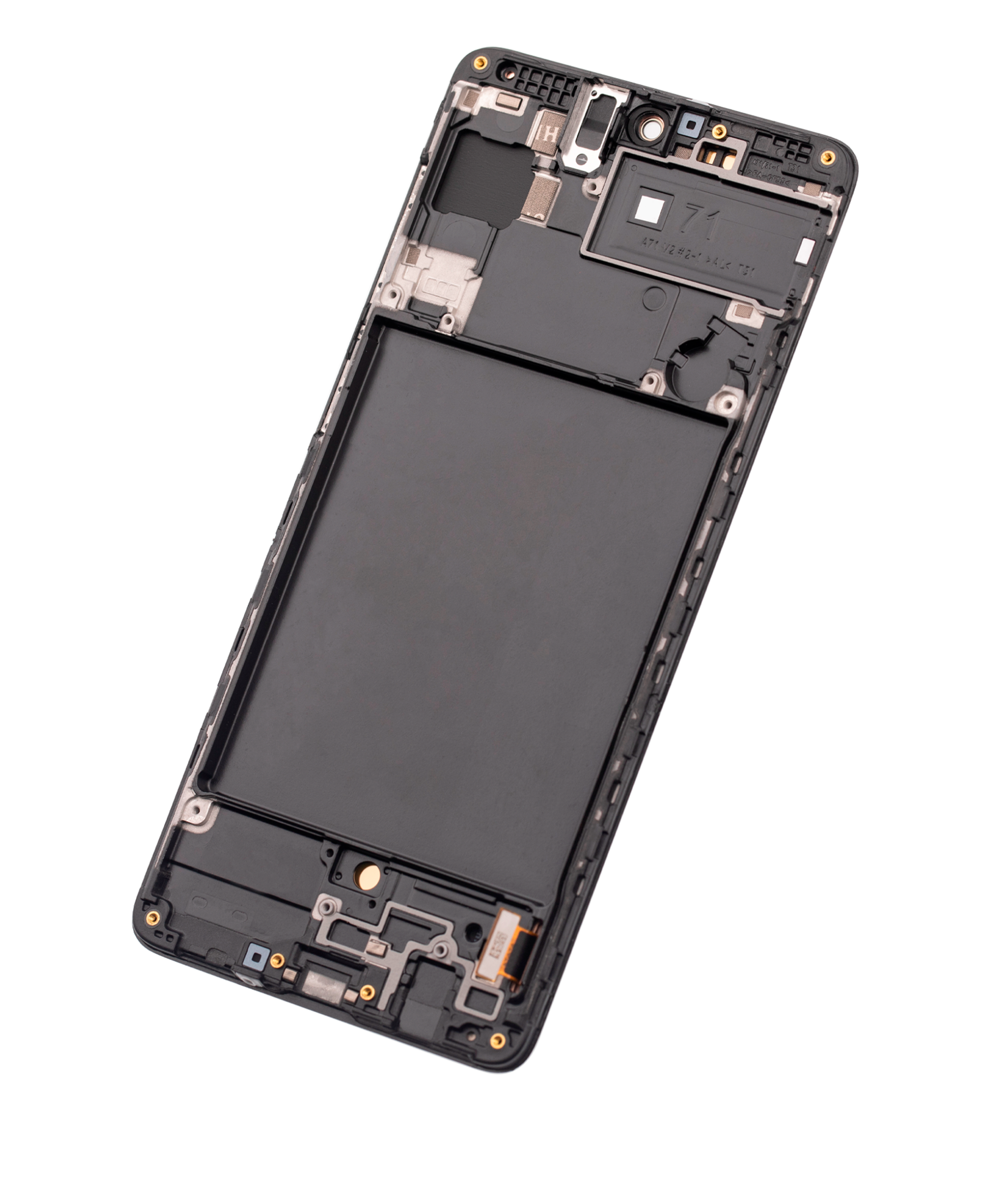 OLED Display mit Rahmen für Samsung Galaxy A71 (A715 / 2020) (professionell aufgearbeitet) – Bild 3