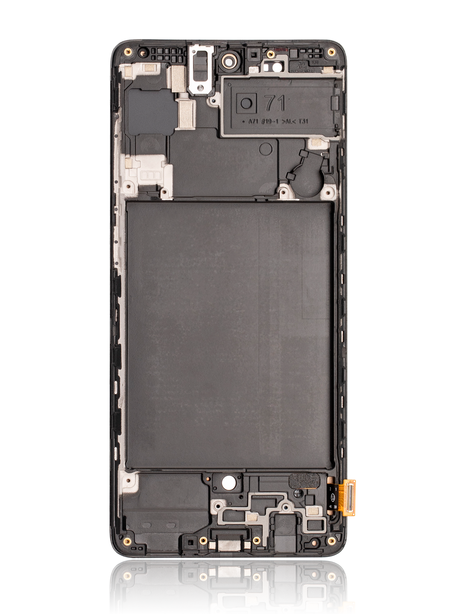 LCD Display mit Rahmen (ohne Fingerabdrucksensor) für Samsung Galaxy A71 (A715 / 2020) (Aftermarket: Incell) – Bild 3