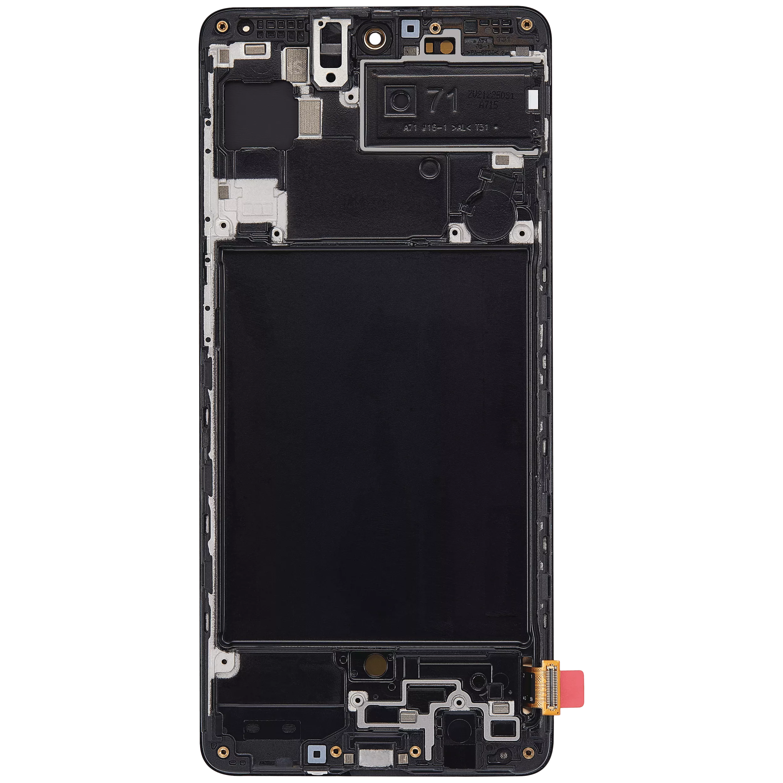 OLED Display mit Rahmen für Samsung Galaxy A71 (A715 / 2020) (6.67") (Aftermarket Plus: Soft) – Bild 4