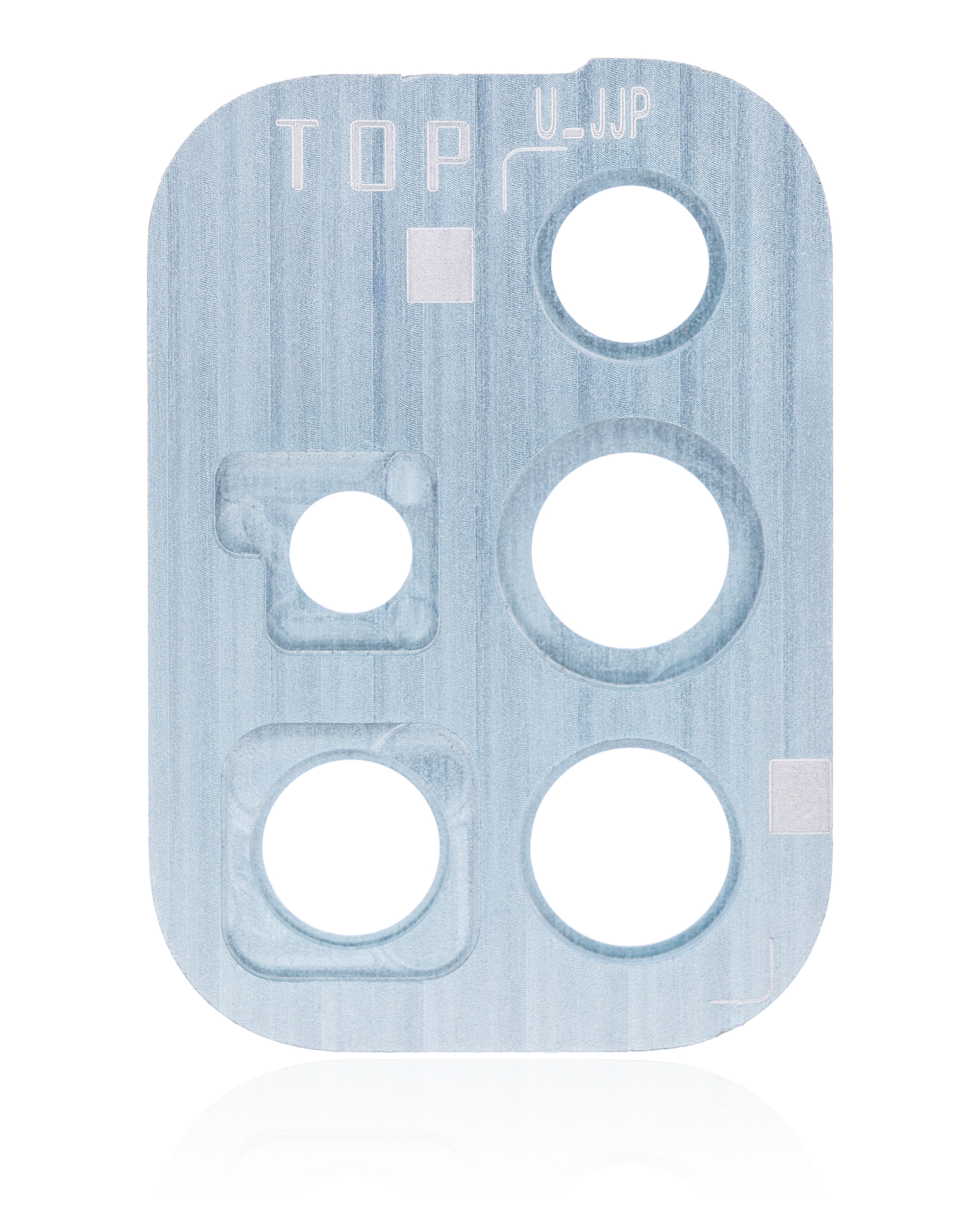 Rückkamera-Glas mit Abdeckung Blendenring für Samsung Galaxy A71 4G (A715 / 2020) (Prism Crush Blue) – Bild 3
