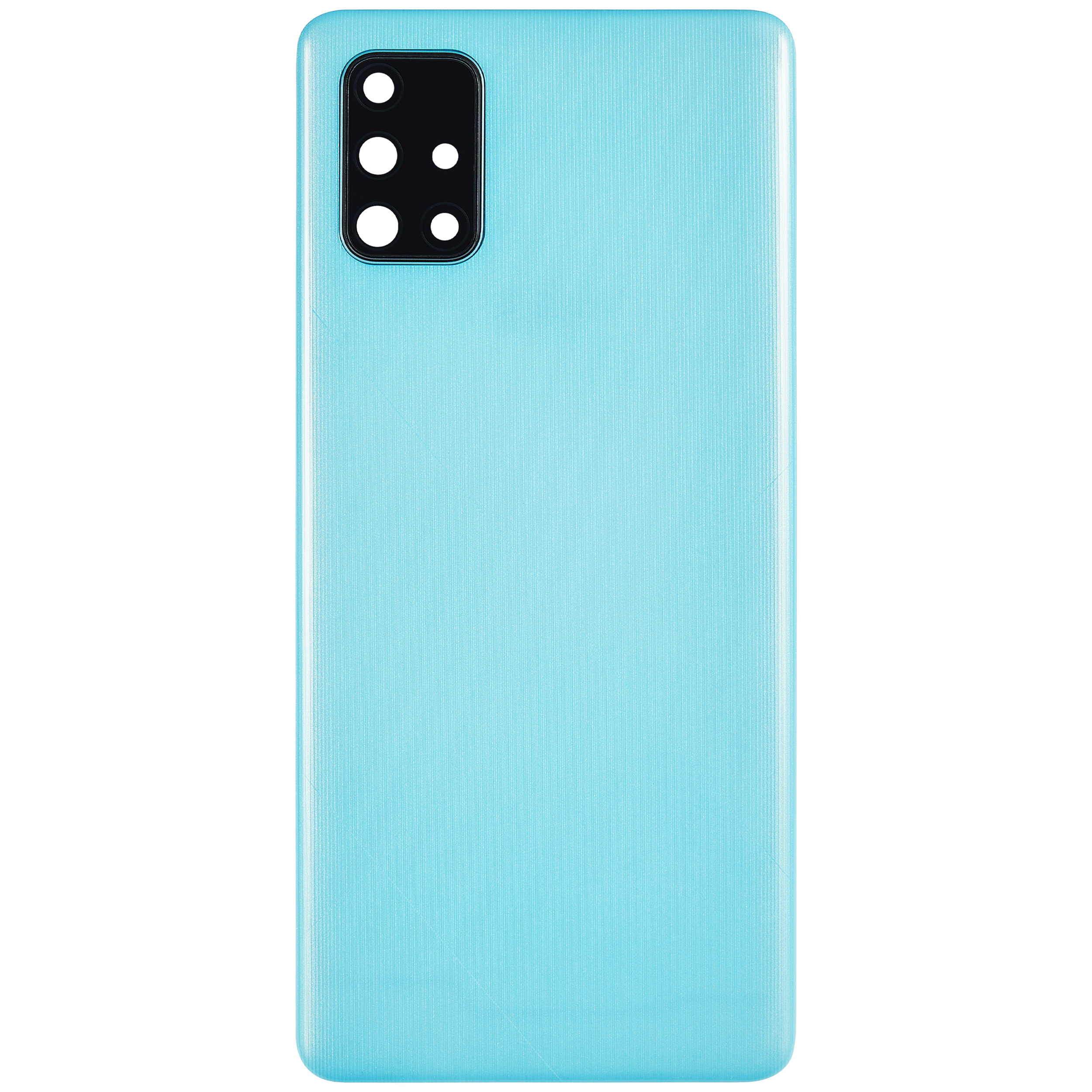 Rückdeckelglas mit Kameraglas für Samsung Galaxy A71 (A715 / 2020) (Aftermarket Plus) (Prism Crush Blue) – Bild 3