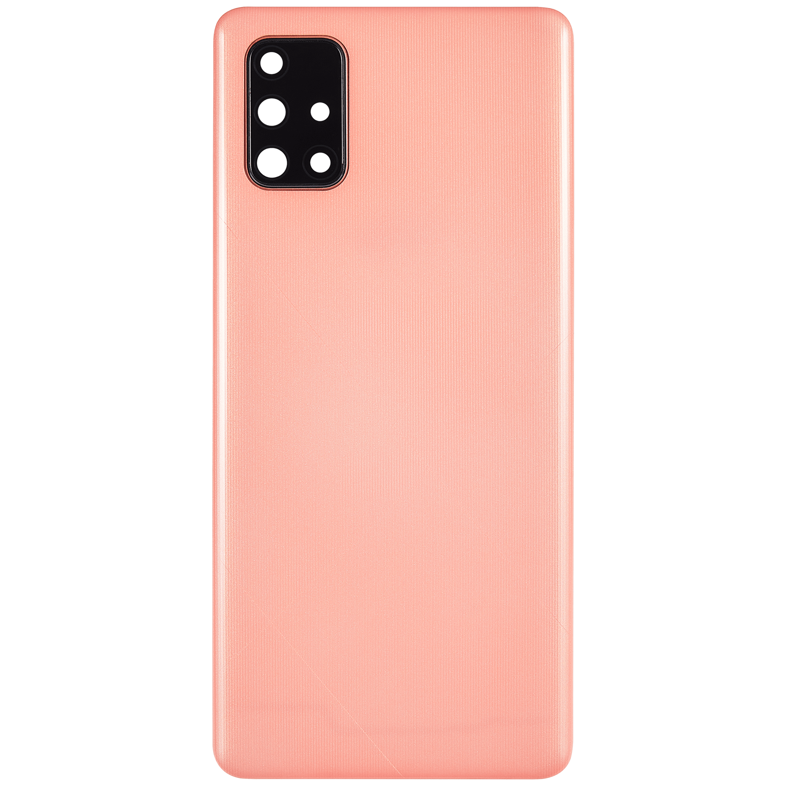 Rückdeckelglas mit Kameraglas für Samsung Galaxy A71 4G (A715 / 2020) (Aftermarket Plus) (Prism Crush Pink) – Bild 2