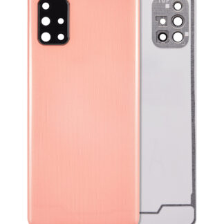 Rückdeckelglas mit Kameraglas für Samsung Galaxy A71 4G (A715 / 2020) (Aftermarket Plus) (Prism Crush Pink)
