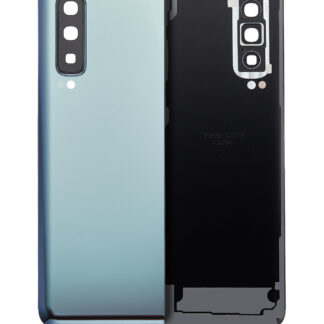 Rückdeckelglas mit Kameraglas für Samsung Galaxy Fold 4G (F900) (Premium) (Space Silver)
