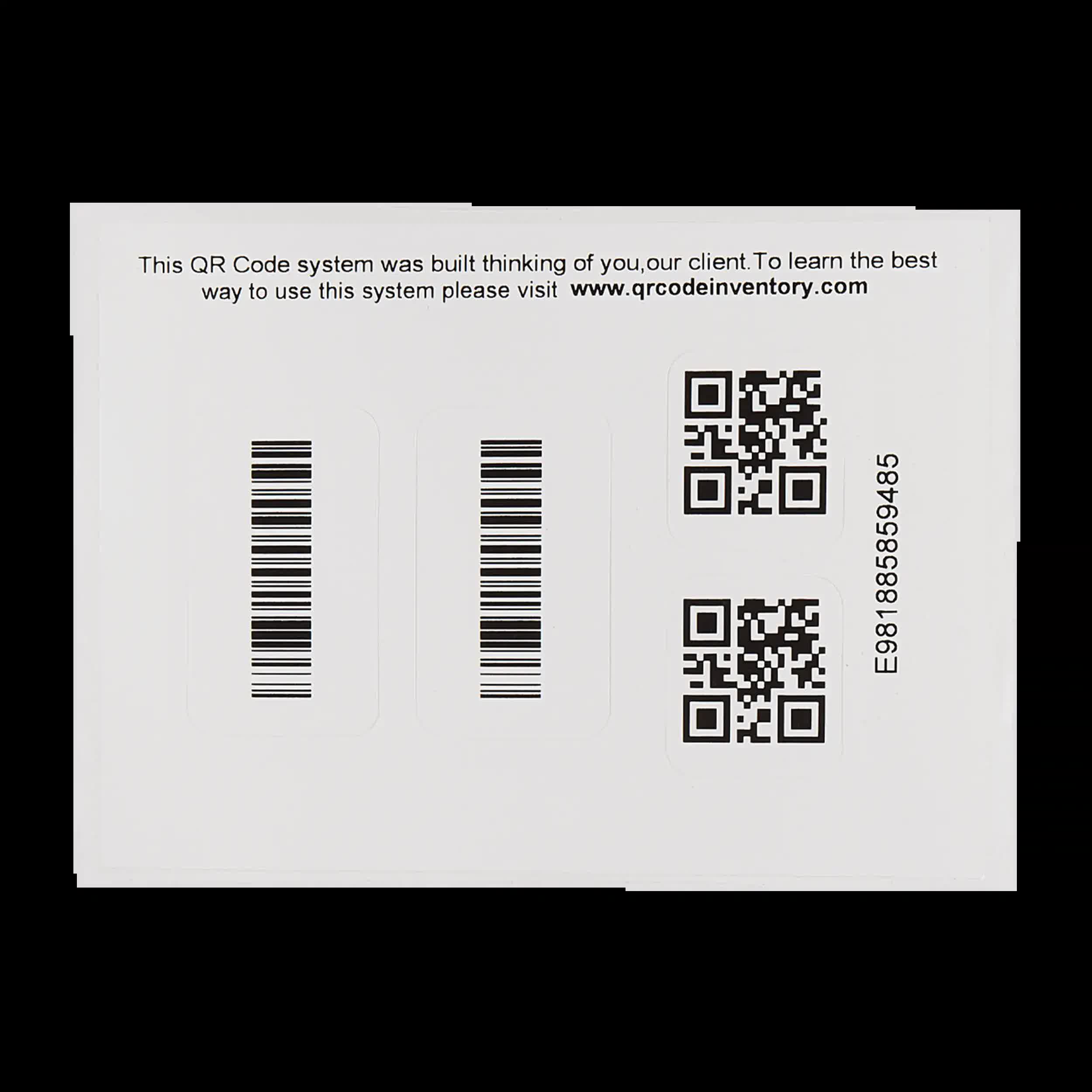 Unique Serialized Stickers für LCD und Components (100er-Pack)