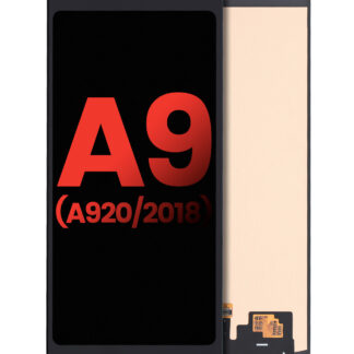 OLED Display ohne Rahmen für Samsung Galaxy A9 (A920 / 2018) (Aftermarket Plus) (Black (Schwarz))