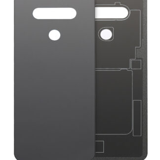 Rückdeckelglas für LG K51 (Black (Schwarz))
