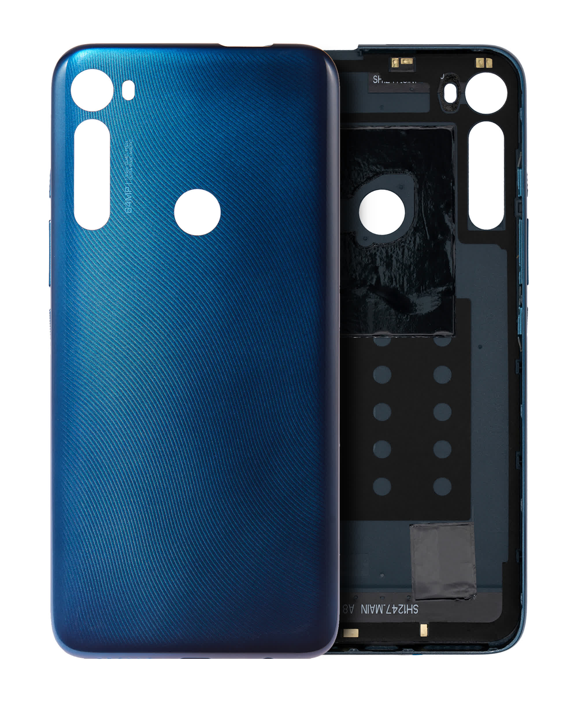 Rückdeckelglas für Motorola One Fusion Plus (XT2067 / 2020) (Twilight Blue)