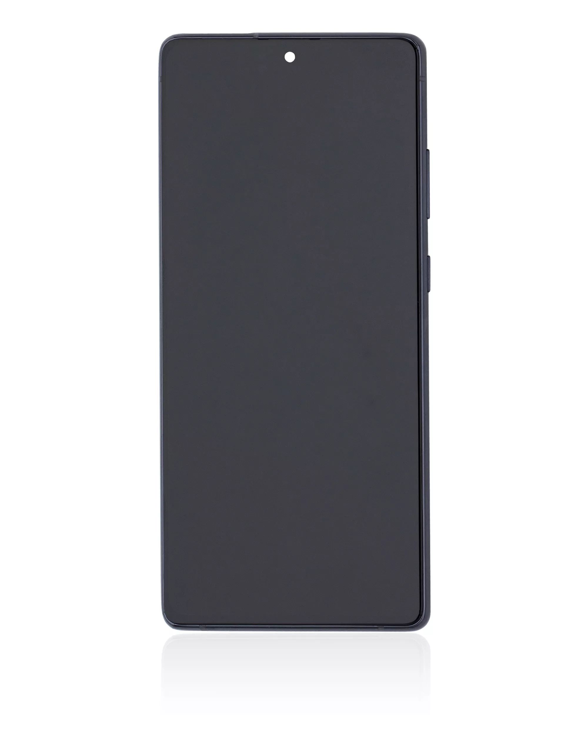 OLED Display mit Rahmen für Samsung Galaxy A716V (A716V / 2020) (Verizon 5G UW Rahmen einzeln) (professionell aufgearbeitet) (Prism Cube Black) – Bild 2