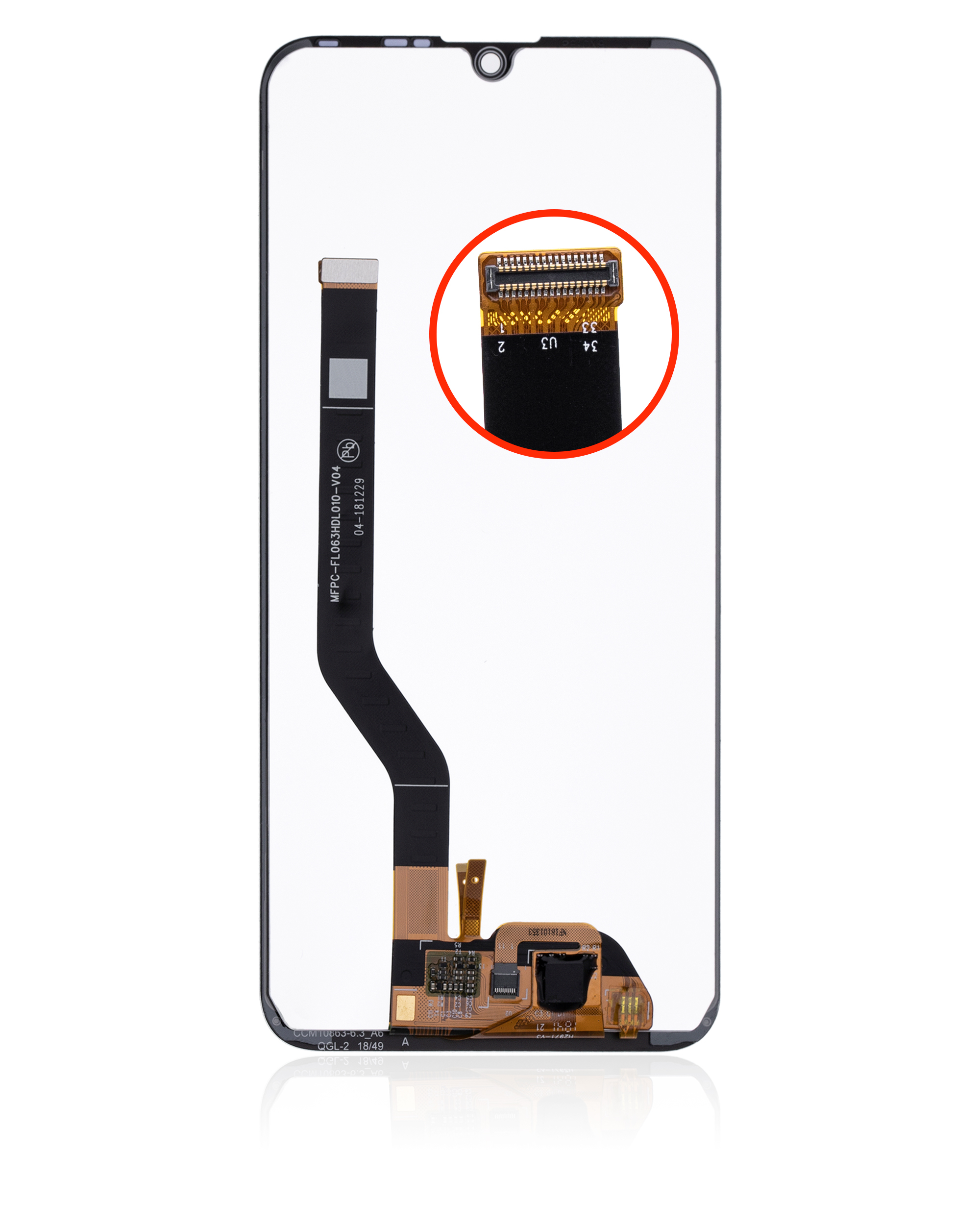 LCD Display ohne Rahmen für Huawei Y7 (2019) (professionell aufgearbeitet) – Bild 3