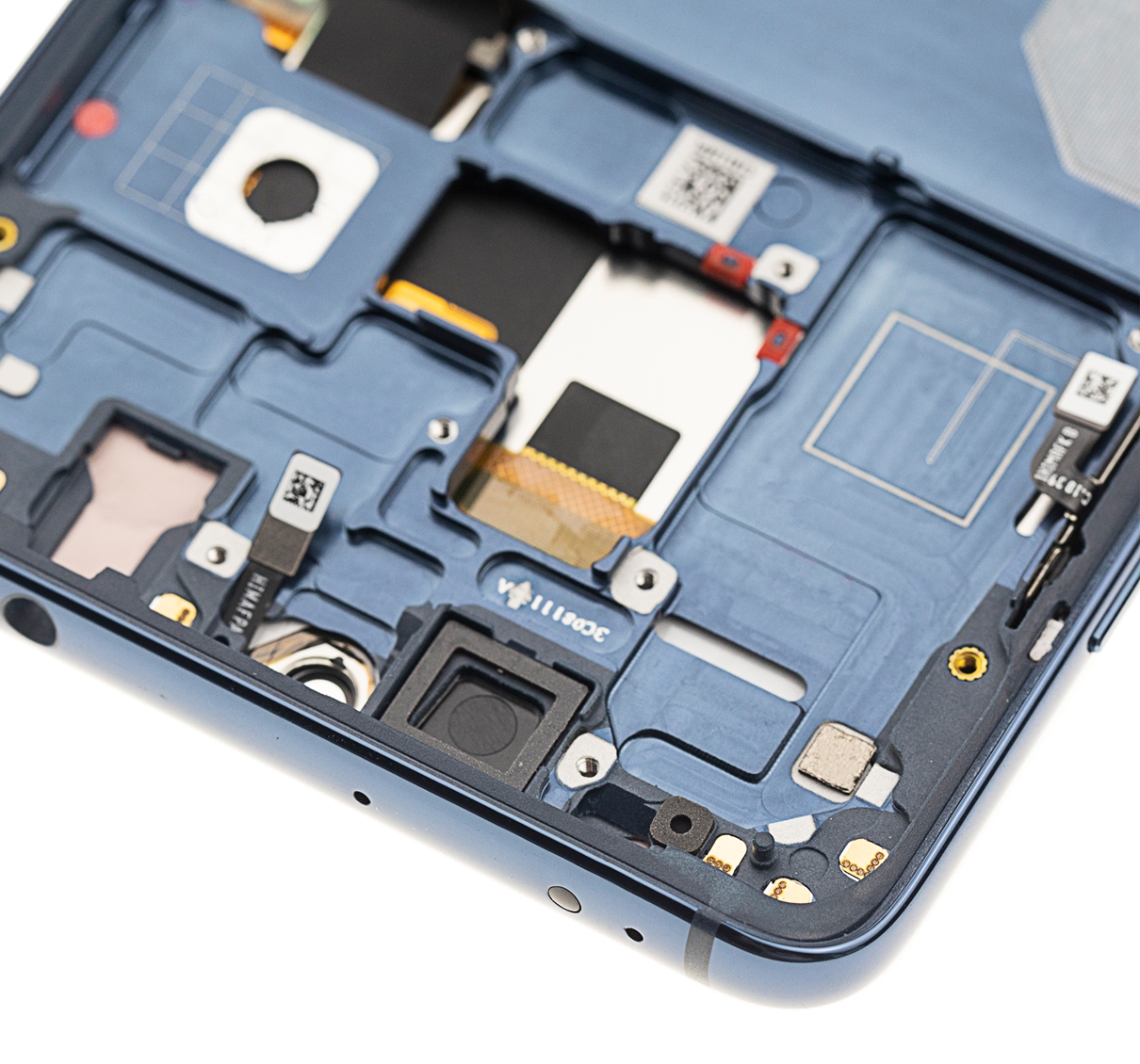 LCD Display mit Rahmen für Huawei Mate 20 (professionell aufgearbeitet) (Midnight Blue) – Bild 3