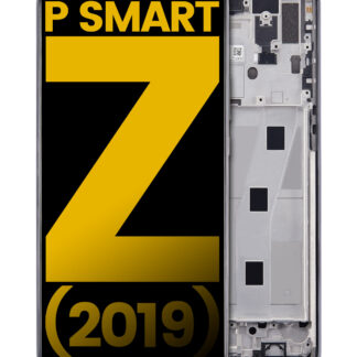LCD Display mit Rahmen für Huawei P Smart Z (2019) (professionell aufgearbeitet) (Midnight Black (Schwarz))