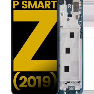 LCD Display mit Rahmen für Huawei P Smart Z (2019) (professionell aufgearbeitet) (Emerald Green)