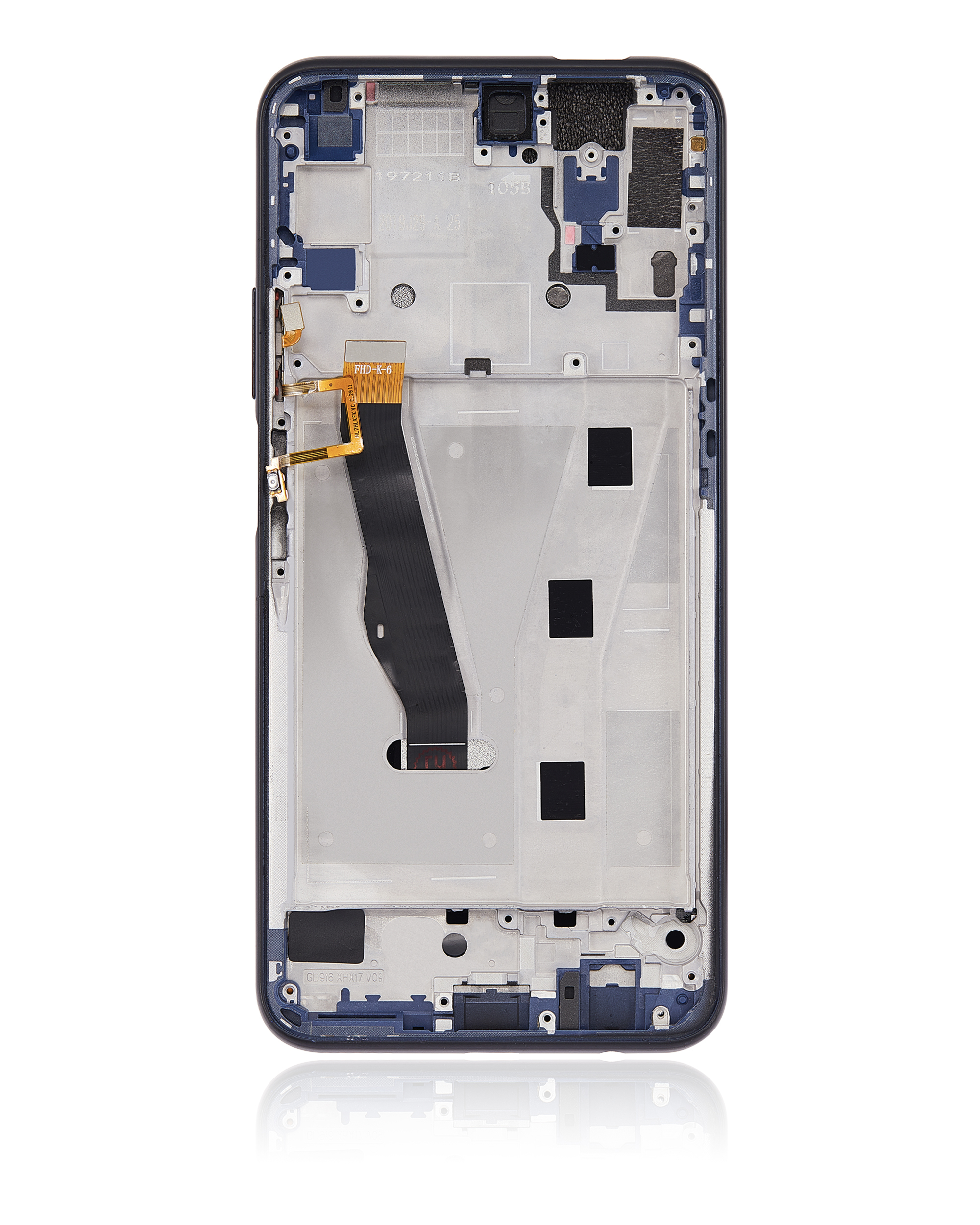 LCD Display mit Rahmen für Huawei Y9s (2019) (professionell aufgearbeitet) (Midnight Black (Schwarz)) – Bild 4