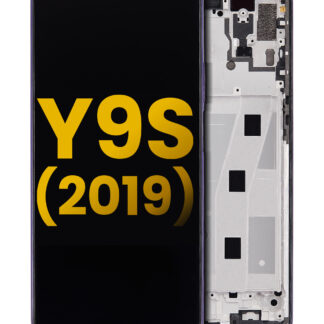LCD Display mit Rahmen für Huawei Y9s (2019) (professionell aufgearbeitet) (Phantom Purple)
