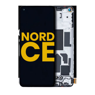 OLED Display mit Rahmen für OnePlus Nord CE 5G (professionell aufgearbeitet)