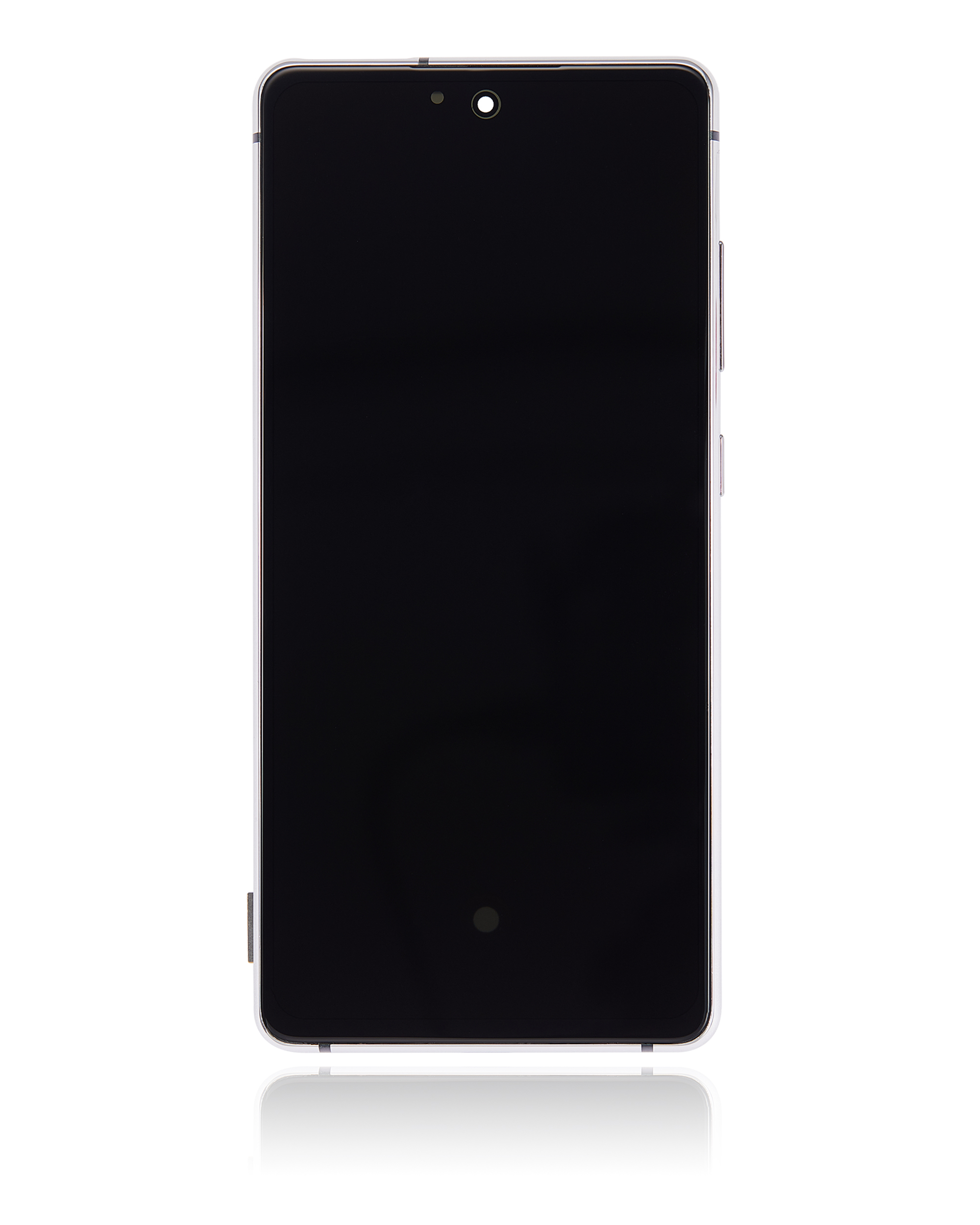 OLED Display mit Rahmen für Samsung Galaxy S20 FE 4G / 5G (Aftermarket Plus) (Cloud White) – Bild 3