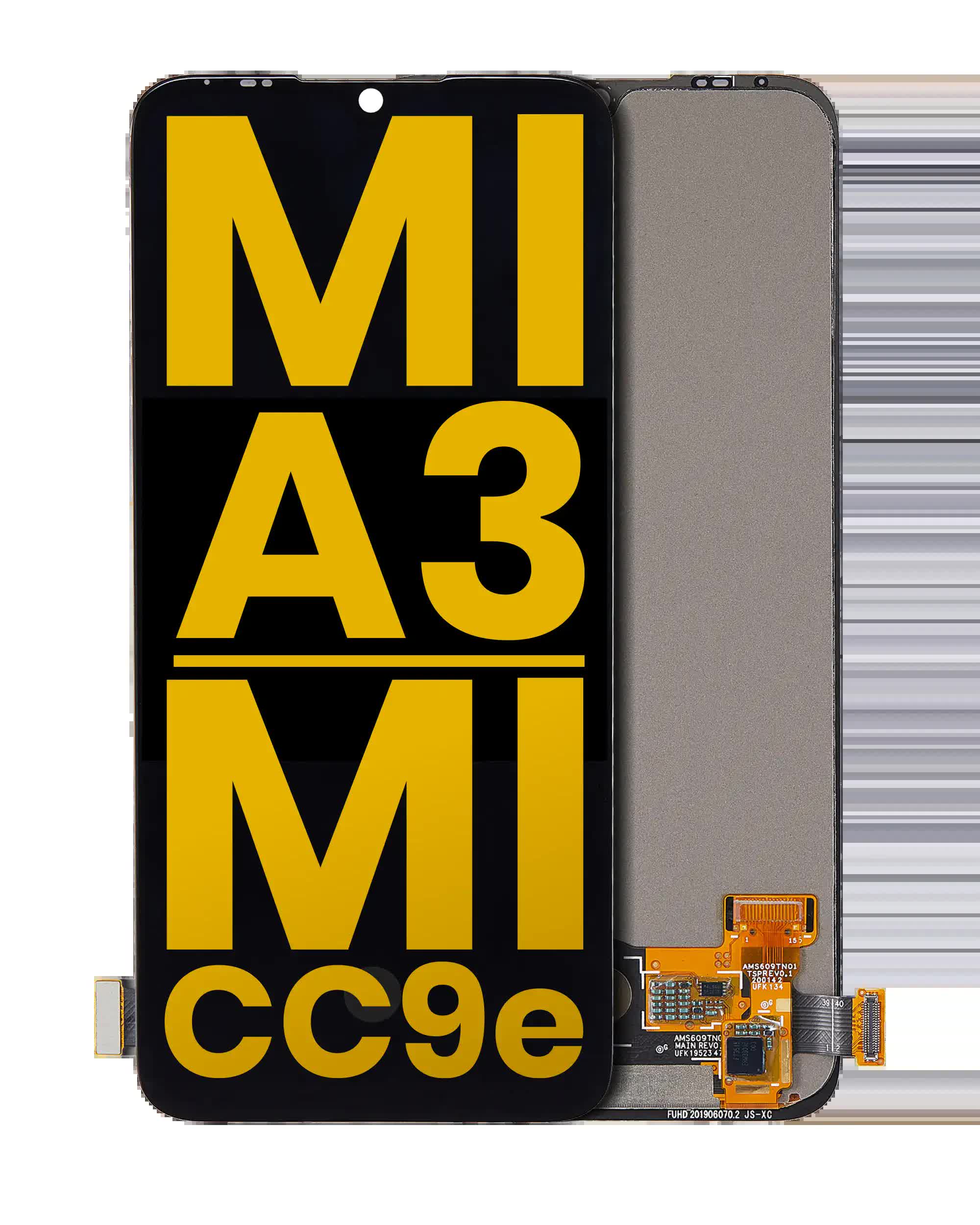 OLED Display ohne Rahmen für Xiaomi Mi A3 / Mi CC9e (professionell aufgearbeitet)