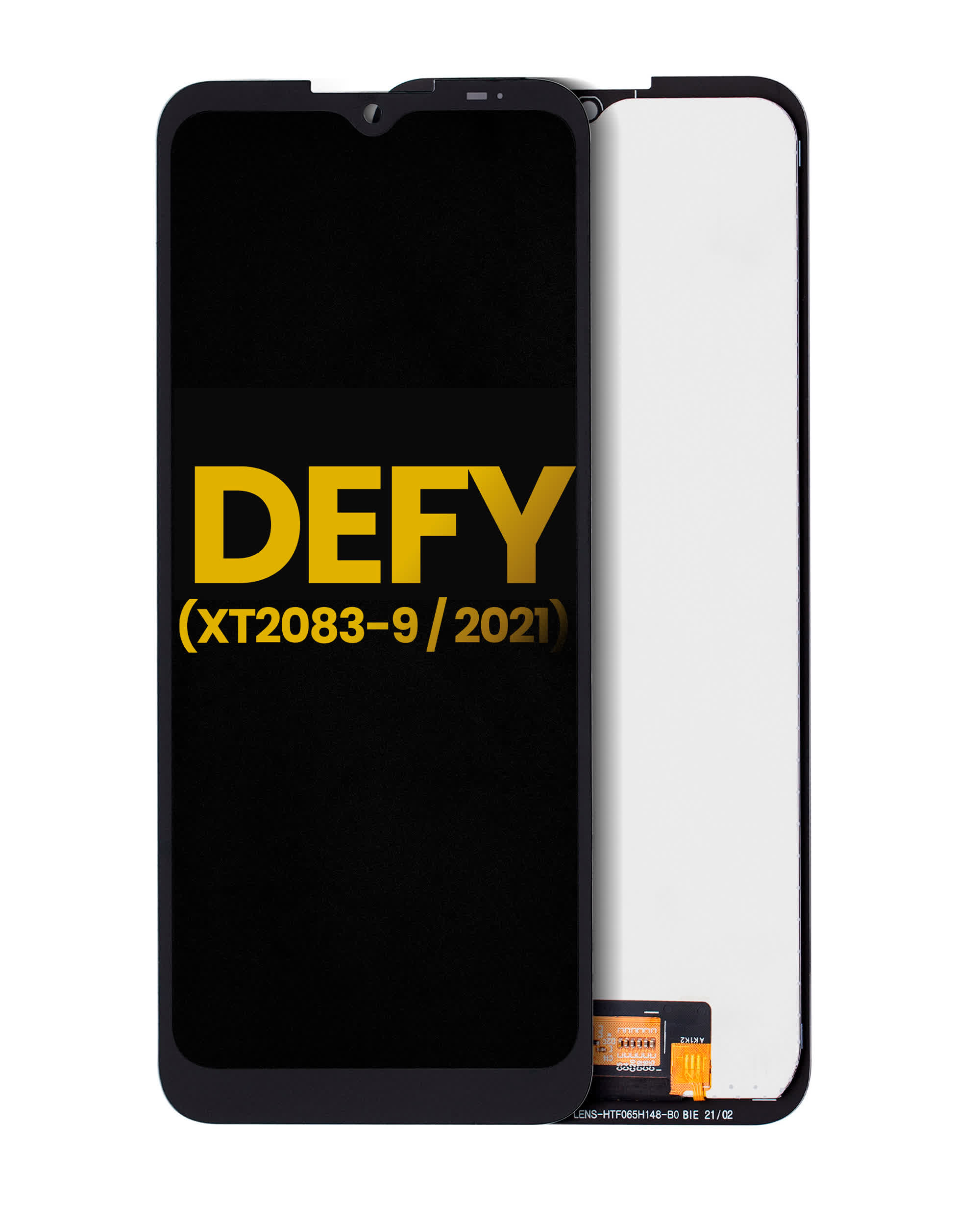 LCD Display ohne Rahmen für Motorola Defy (XT2083-9 / 2021) (professionell aufgearbeitet)