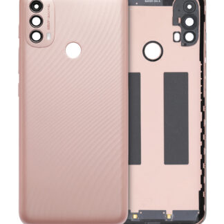 Rückdeckelglas für Motorola Moto E40 (XT2159 / 2021) (Pink Clay)