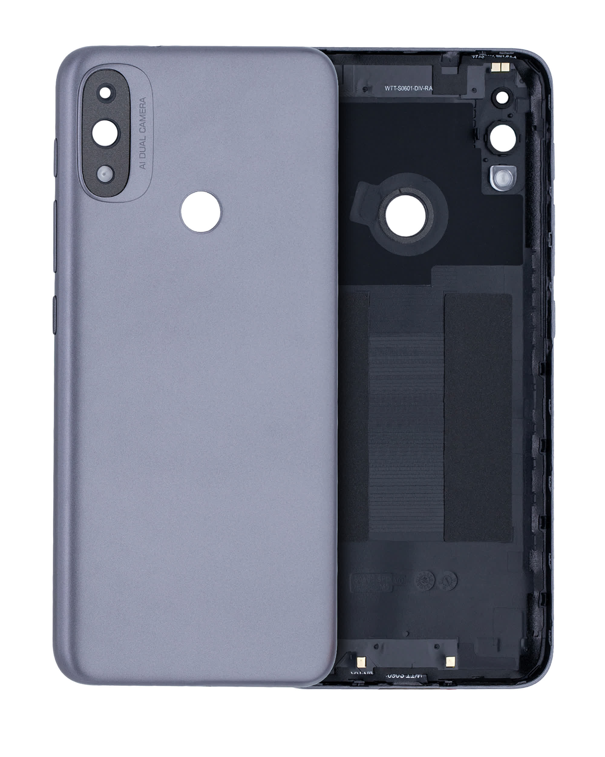 Rückdeckelglas für Motorola Moto E20 (XT2155 / 2021) (Gray (Grau))