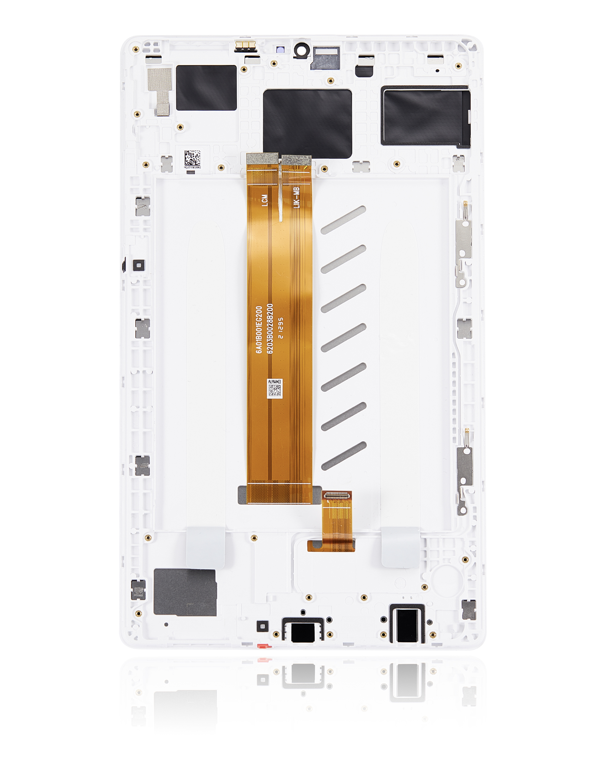 LCD Display mit Rahmen für Samsung Galaxy Tab A7 Lite 8.7" (2021) (T220) (WiFi Version) (professionell aufgearbeitet) (White (Weiß)) – Bild 4
