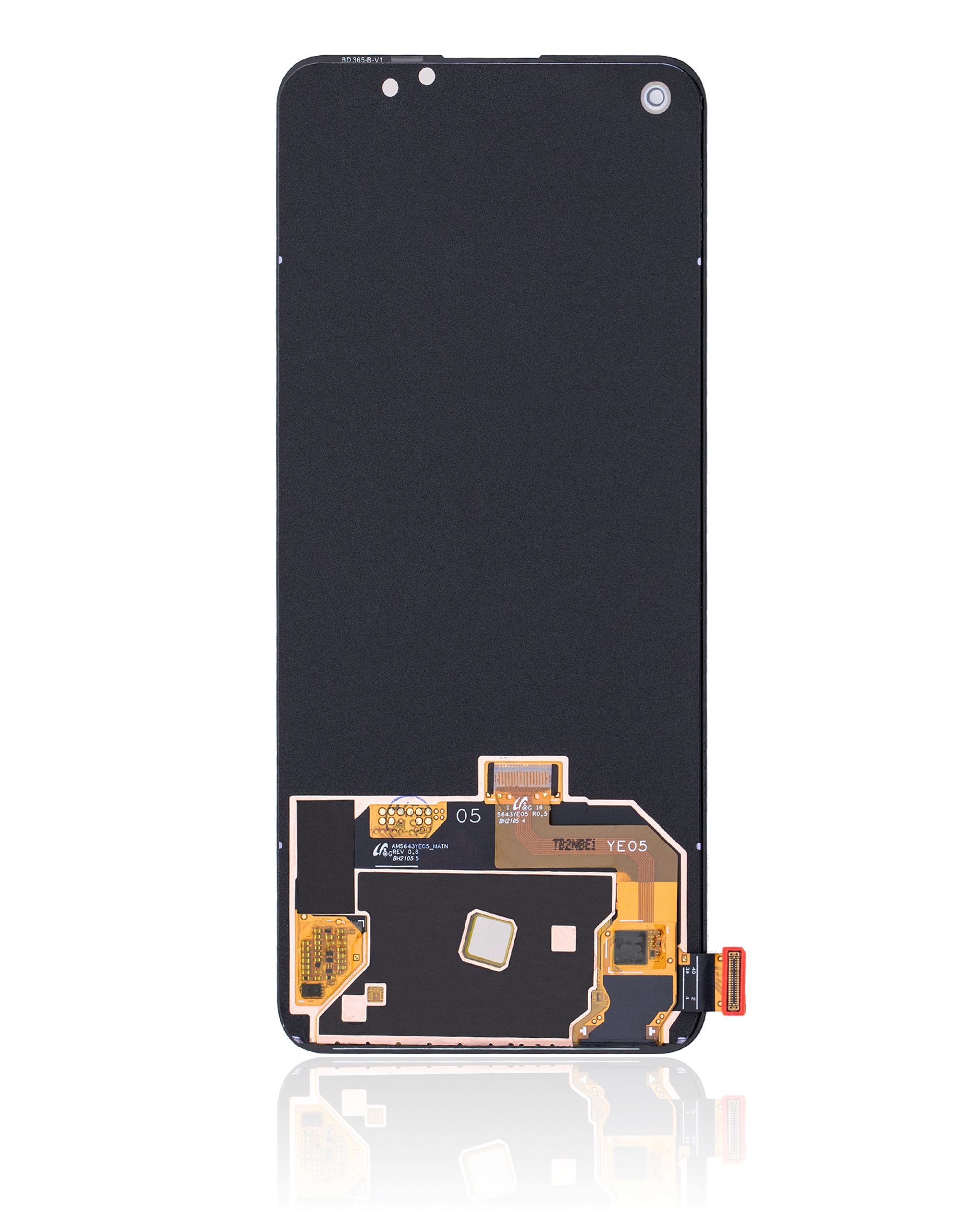 OLED Display ohne Rahmen für OnePlus Nord 2 5G / Nord CE 5G (professionell aufgearbeitet) – Bild 2