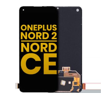 OLED Display ohne Rahmen für OnePlus Nord 2 5G / Nord CE 5G (professionell aufgearbeitet)