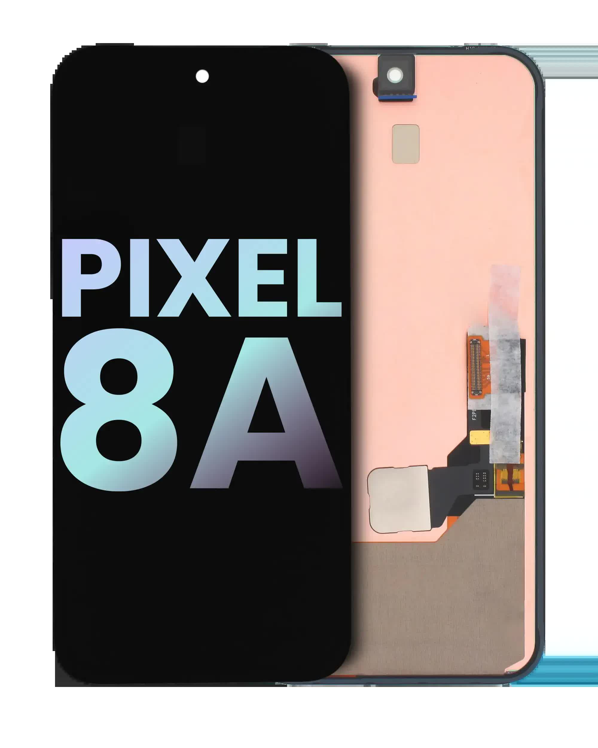 OLED Display ohne Rahmen (mit Fingerprint Sensor) für Google Pixel 8a (Original)