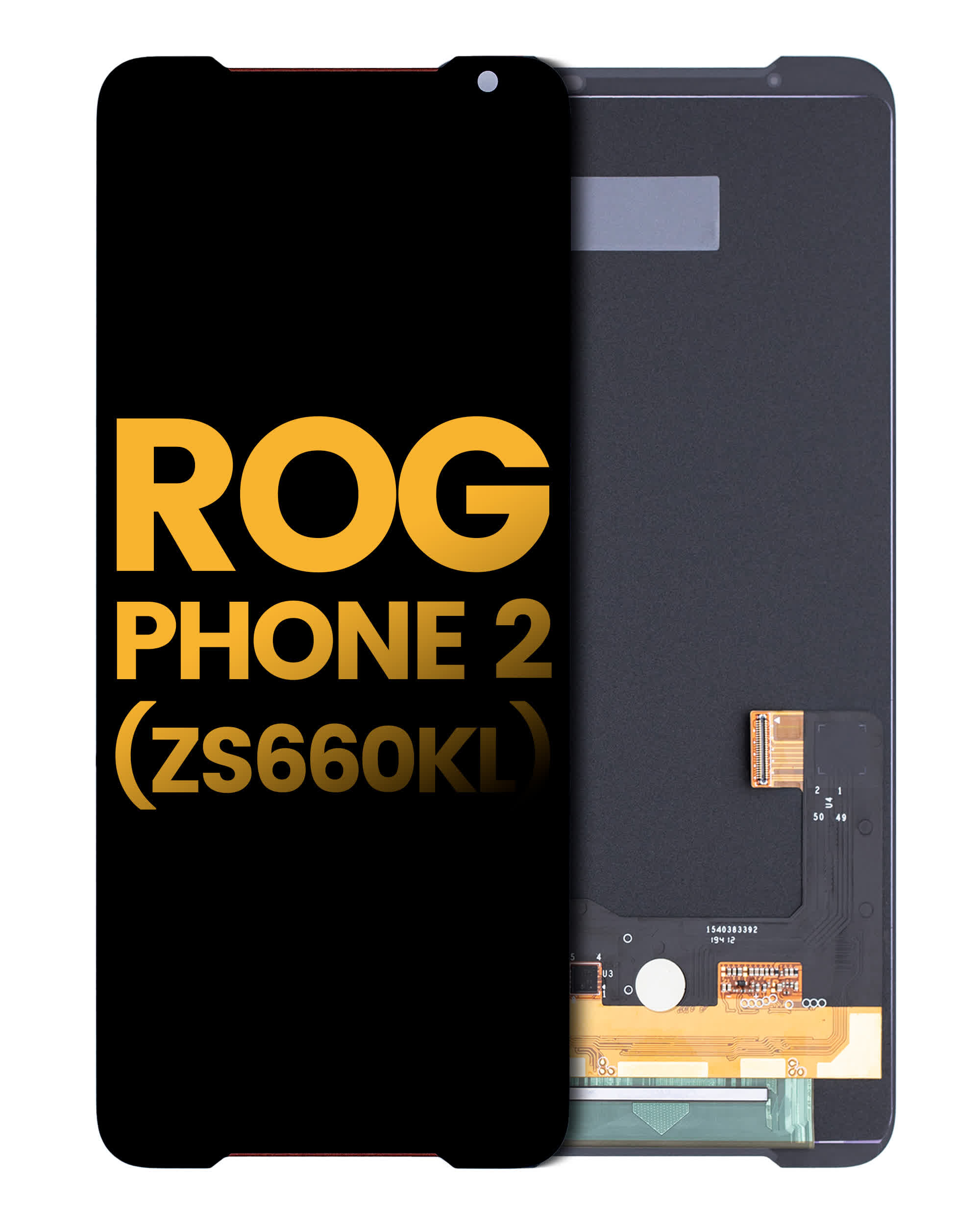 OLED Display ohne Rahmen für Asus ROG Phone 2 (ZS660KL) (professionell aufgearbeitet)