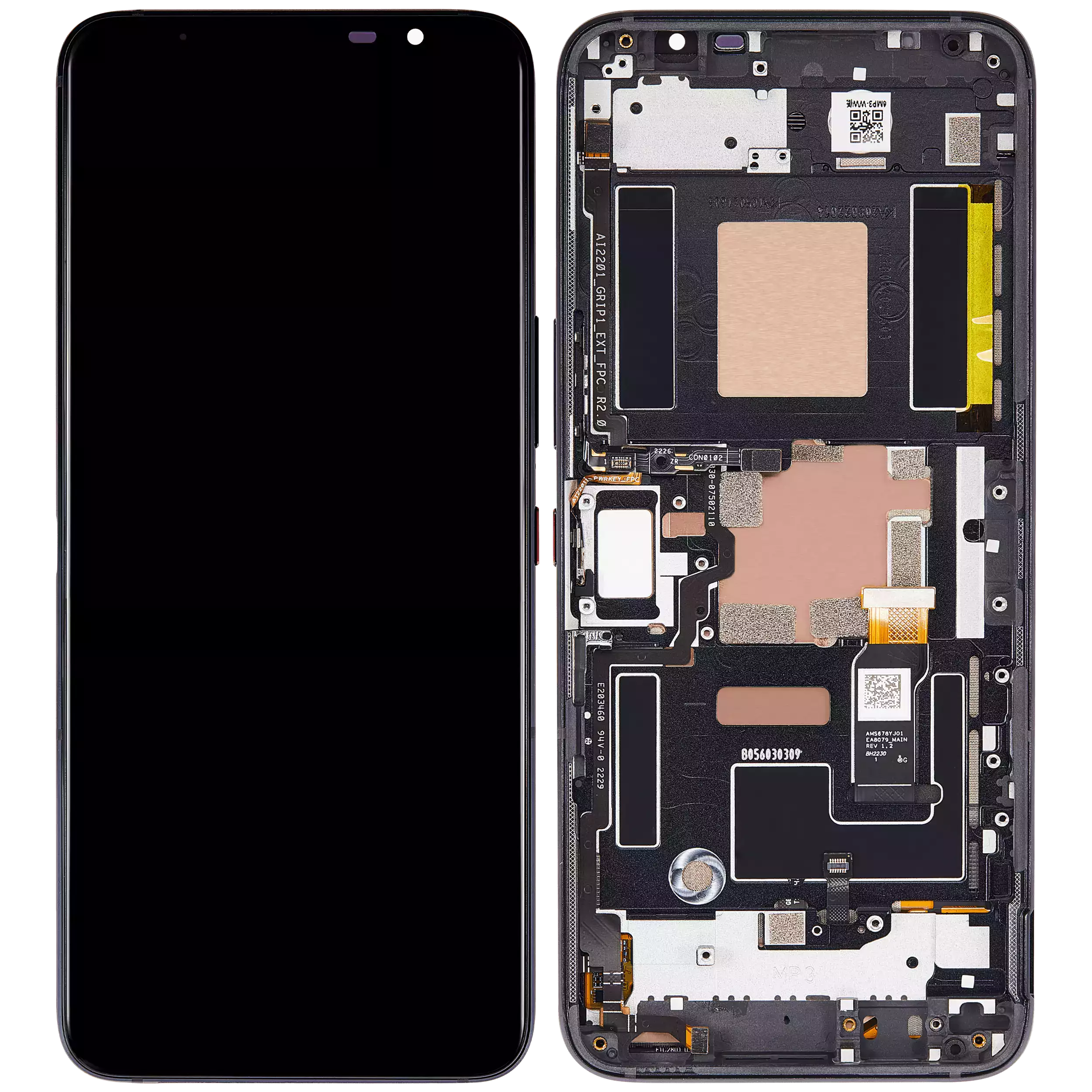 OLED Display mit Rahmen für Asus ROG Phone 6 / ROG Phone 6 Pro (professionell aufgearbeitet) – Bild 4
