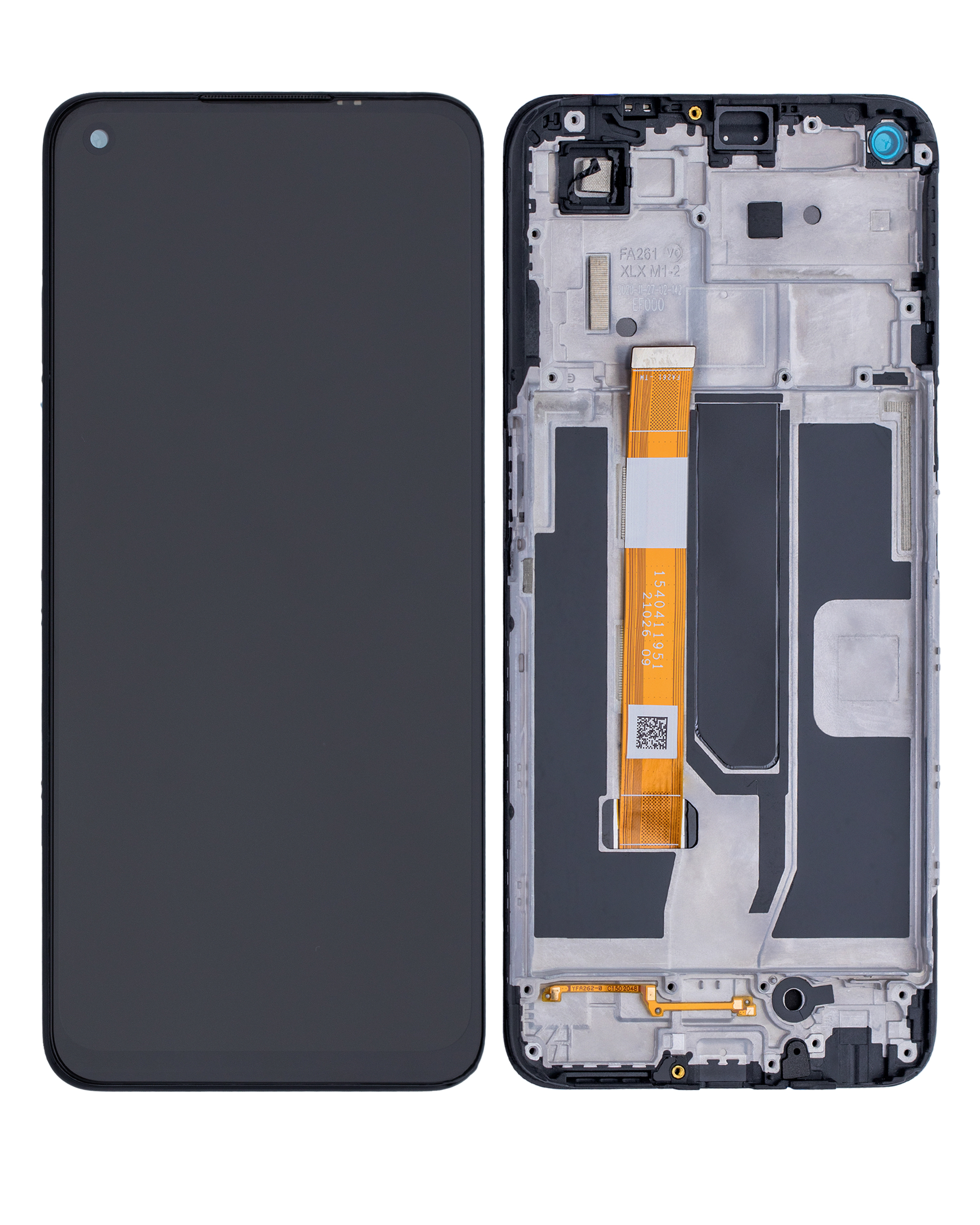 LCD Display mit Rahmen für OnePlus Nord N200 5G (professionell aufgearbeitet) – Bild 2