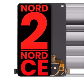 OLED Display ohne Rahmen für OnePlus Nord 2 5G / Nord CE 5G (Aftermarket Plus)