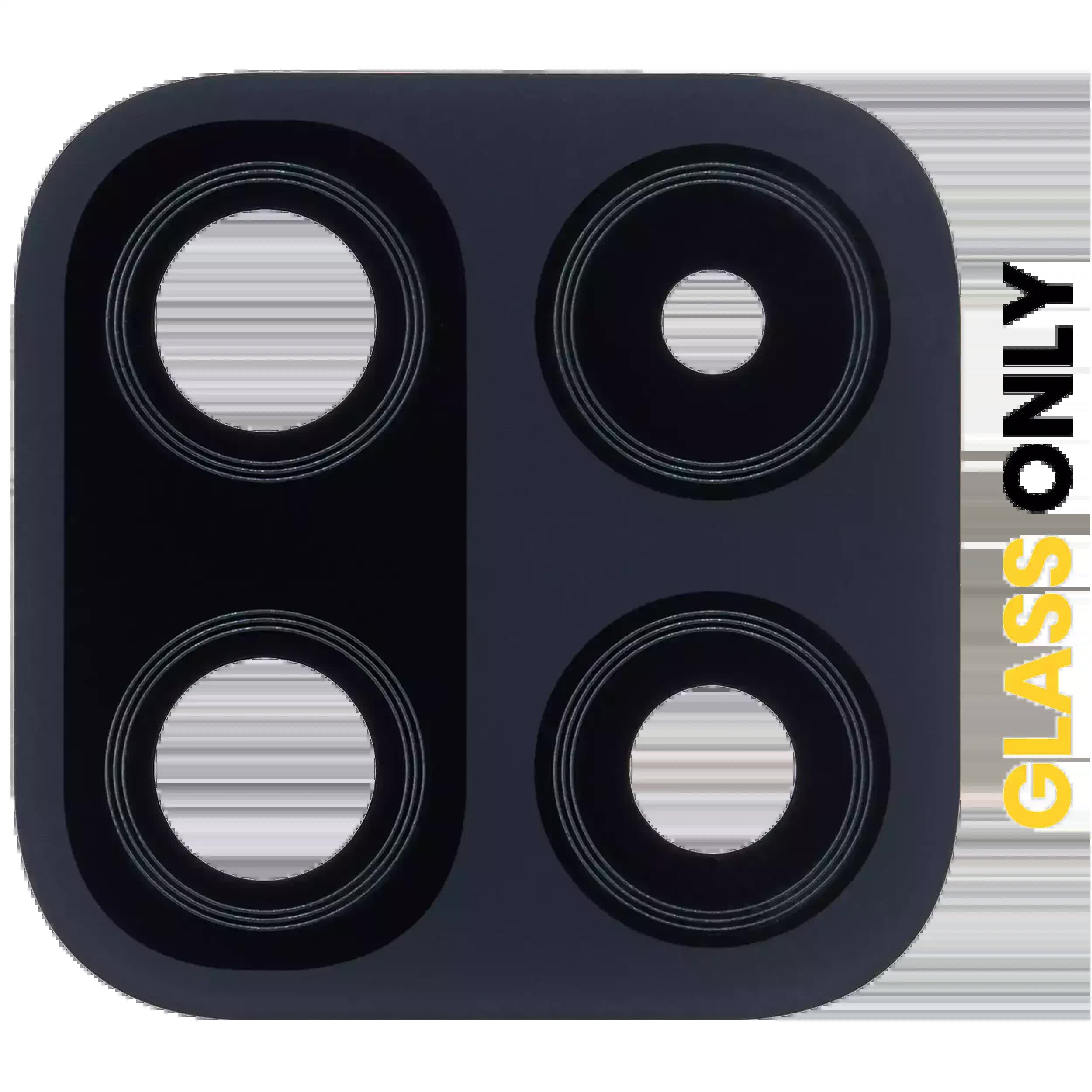 Rückkamera-Glas (nur Glas) mit Klebefolie für Samsung Galaxy F42 5G (E426 / 2021) (Matte Black)