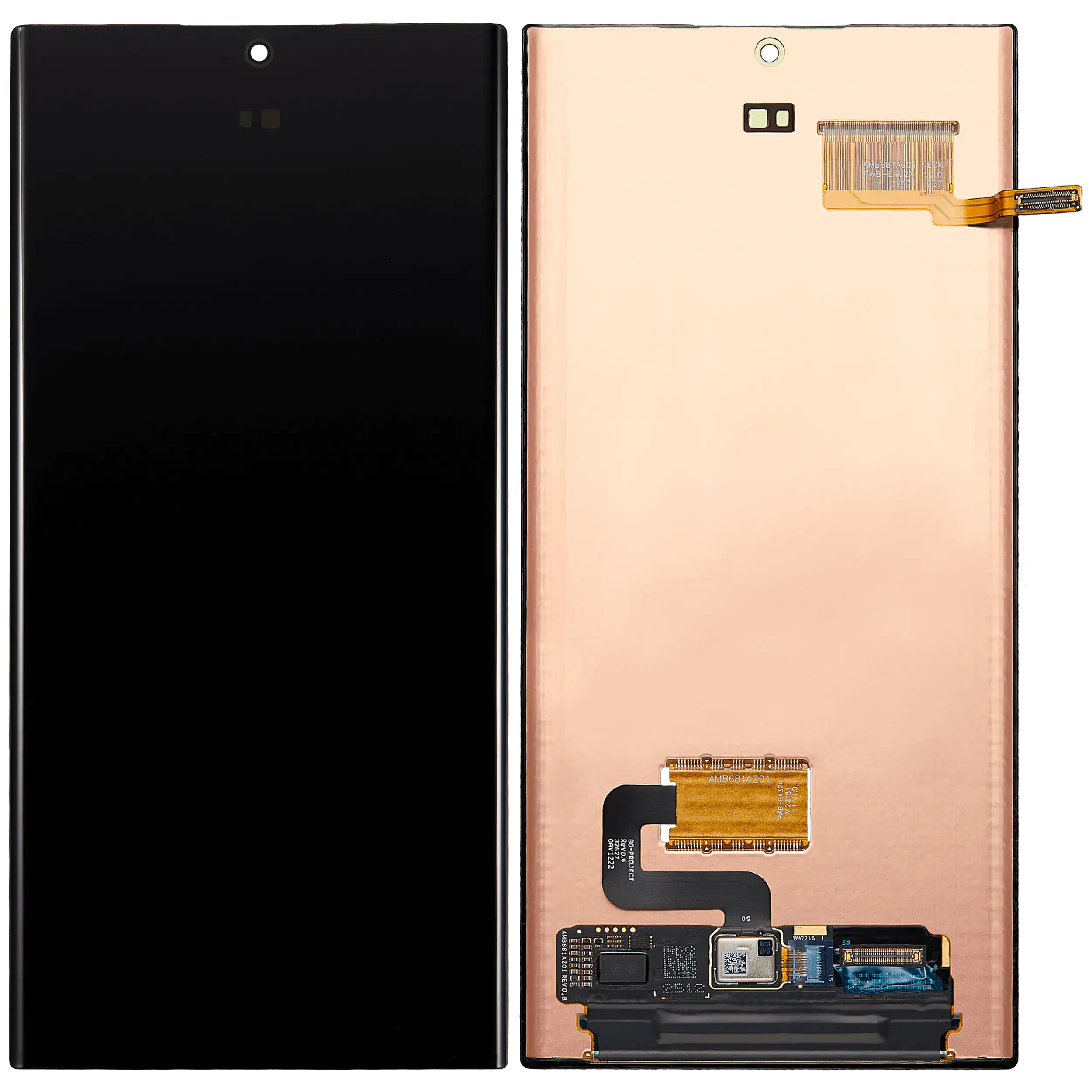 OLED Display ohne Rahmen für Samsung Galaxy S22 Ultra 5G (professionell aufgearbeitet) – Bild 2