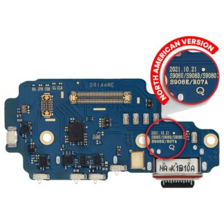 Ladebuchse mit SIM-Kartenleser für Samsung Galaxy S22 Ultra 5G (US-Version) (Premium)