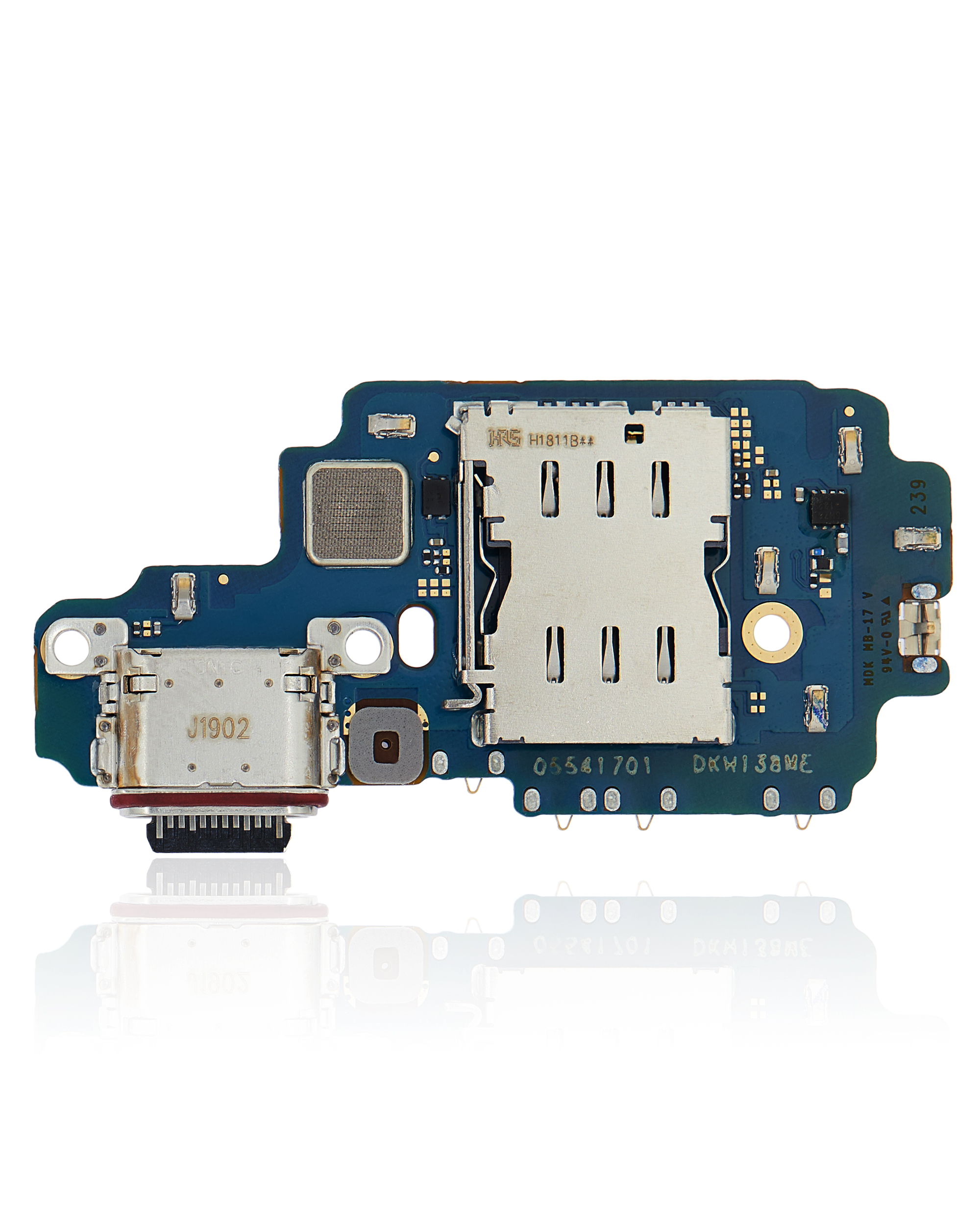Ladebuchse mit SIM-Kartenleser für Samsung Galaxy S22 Ultra 5G (S908B/N) (International Version) (Premium) – Bild 3