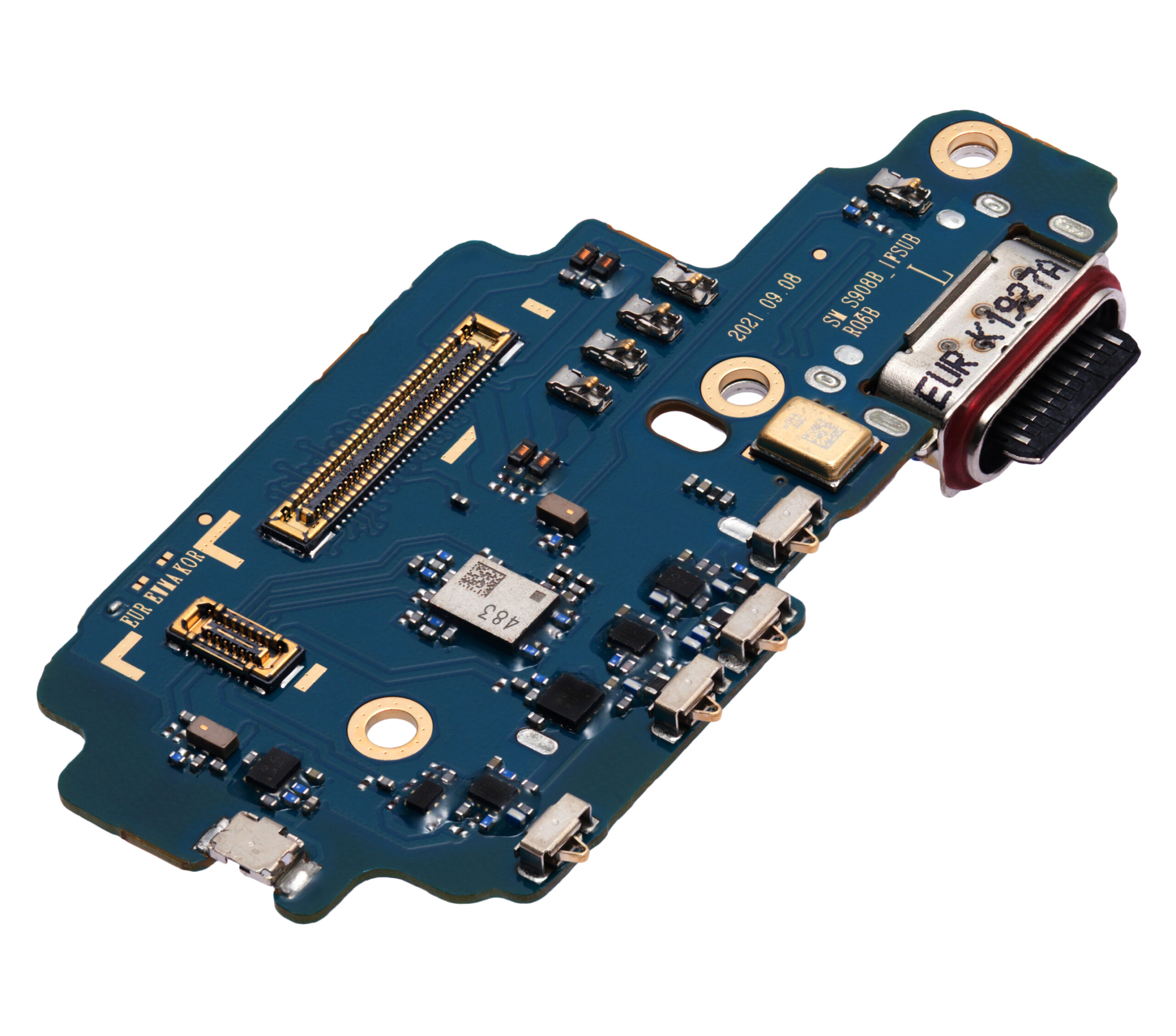 Ladebuchse mit SIM-Kartenleser für Samsung Galaxy S22 Ultra 5G (S908B/N) (International Version) (Premium) – Bild 4