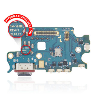 Ladebuchse mit SIM-Kartenleser für Samsung Galaxy S22 5G (S901B) (International Version) (Premium)