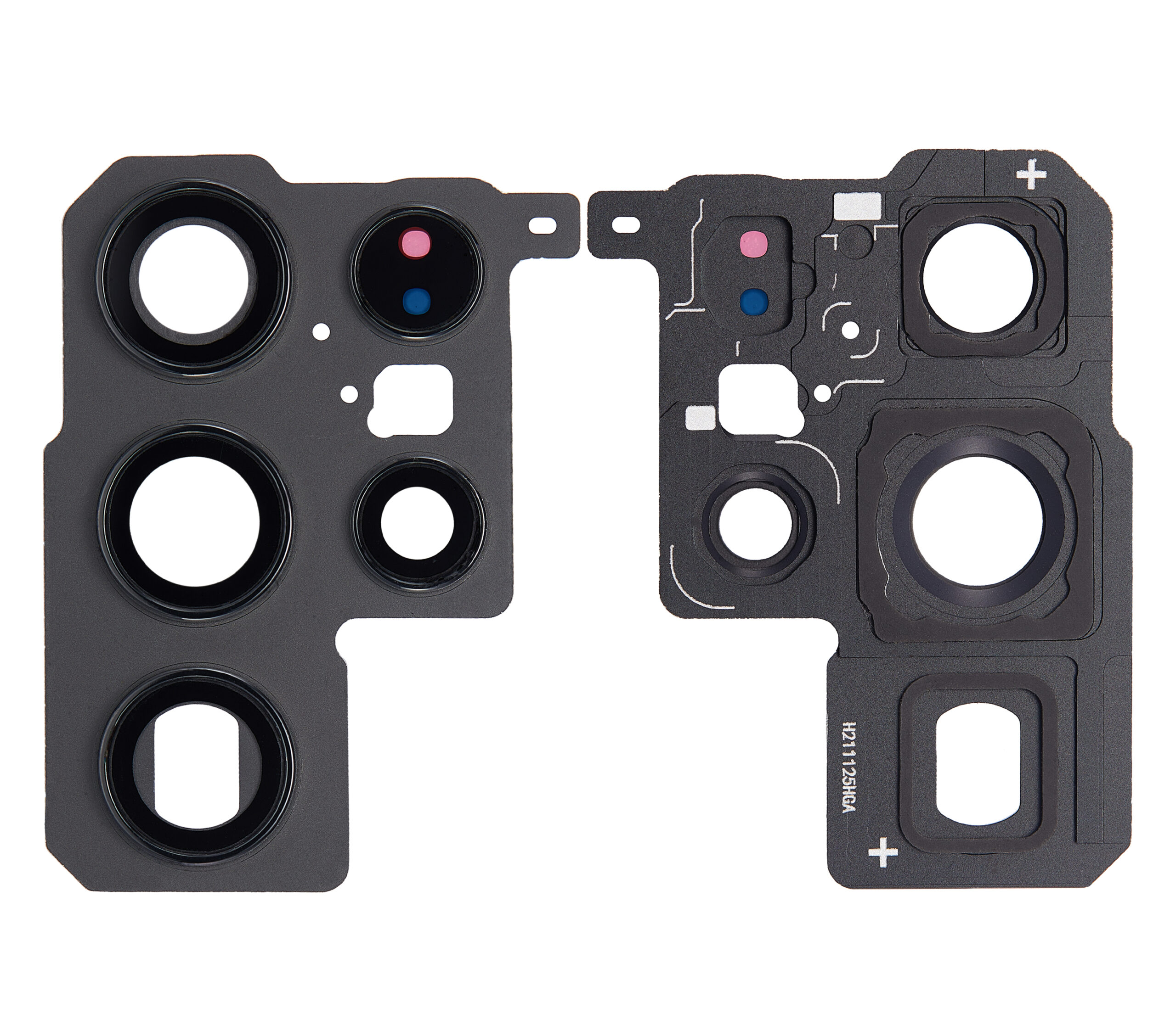 Rückkamera-Glas mit Blendenring für Samsung Galaxy S22 Ultra (Phantom Black) – Bild 2