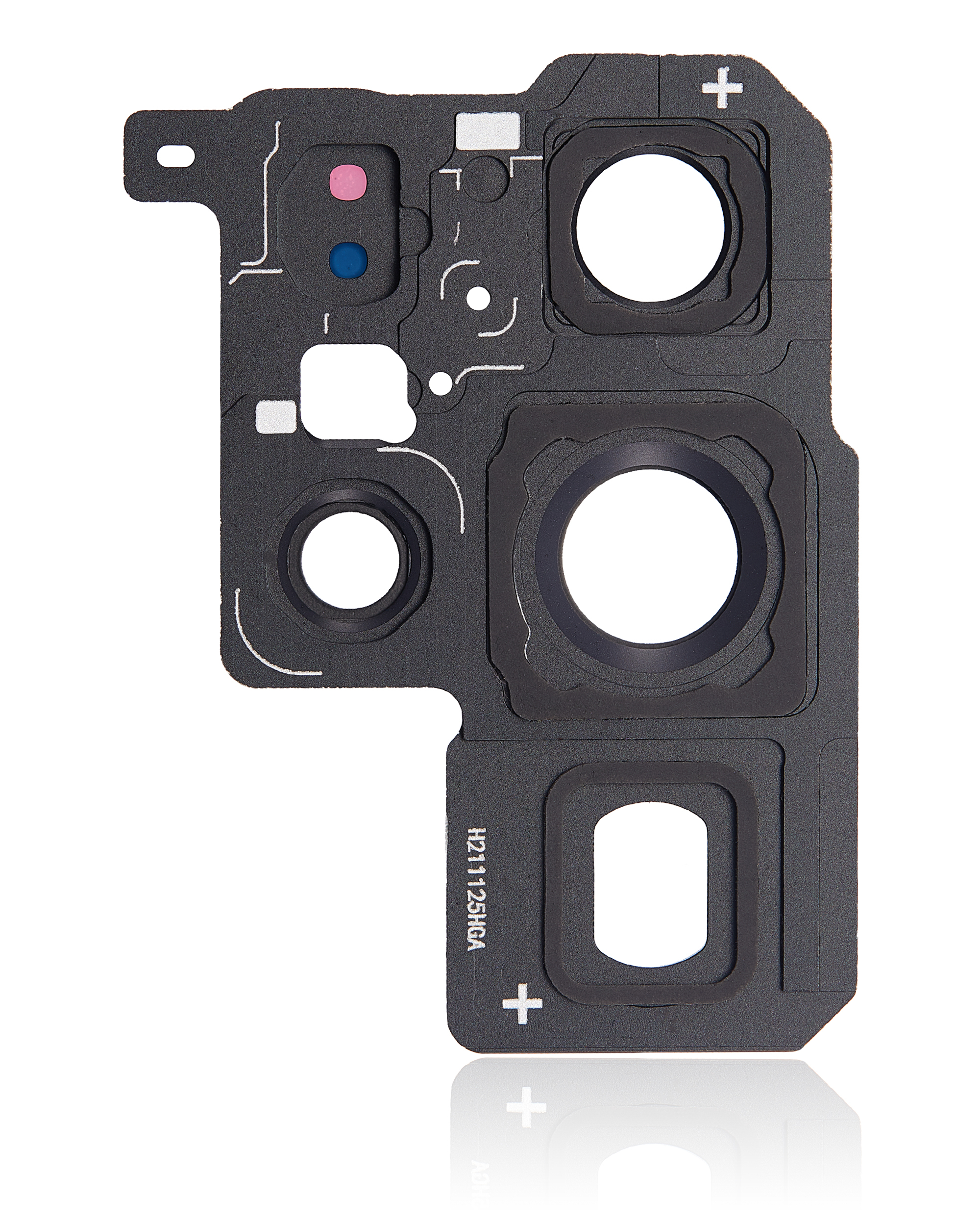Rückkamera-Glas mit Blendenring für Samsung Galaxy S22 Ultra (Phantom Black) – Bild 3