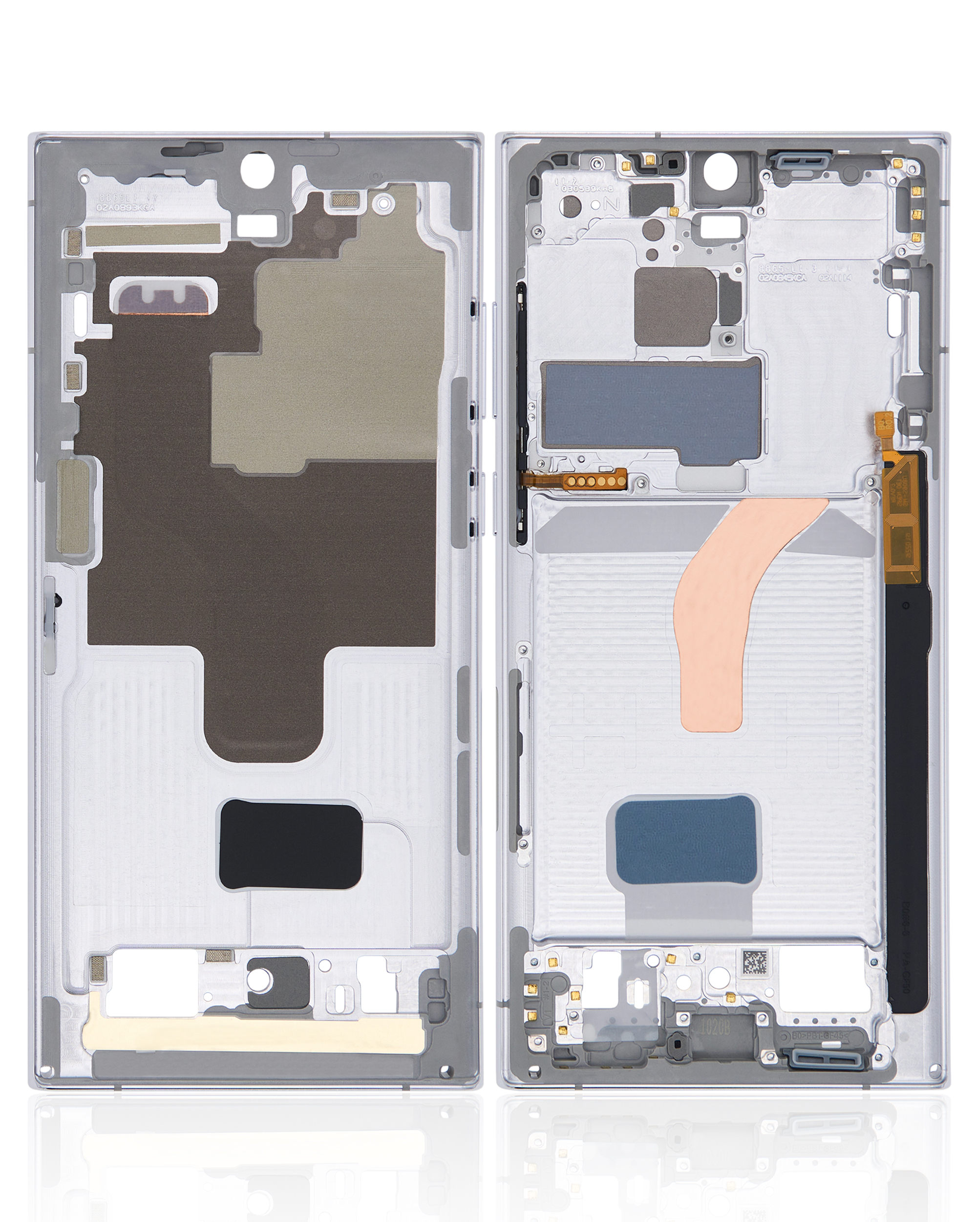 Mittelrahmen für Samsung Galaxy S22 Ultra 5G (US & International Version) (White (Weiß)) – Bild 2