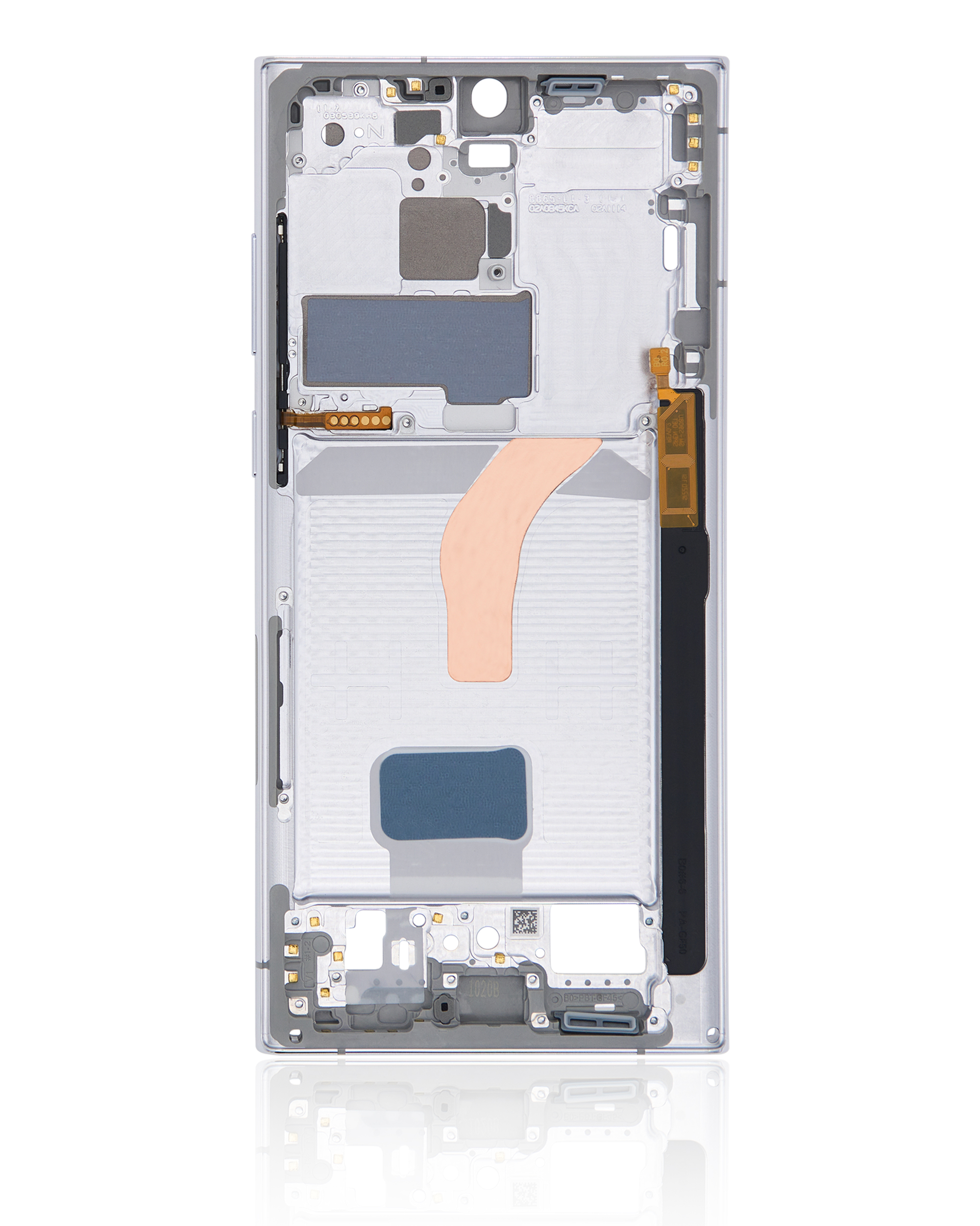 Mittelrahmen für Samsung Galaxy S22 Ultra 5G (US & International Version) (White (Weiß)) – Bild 4