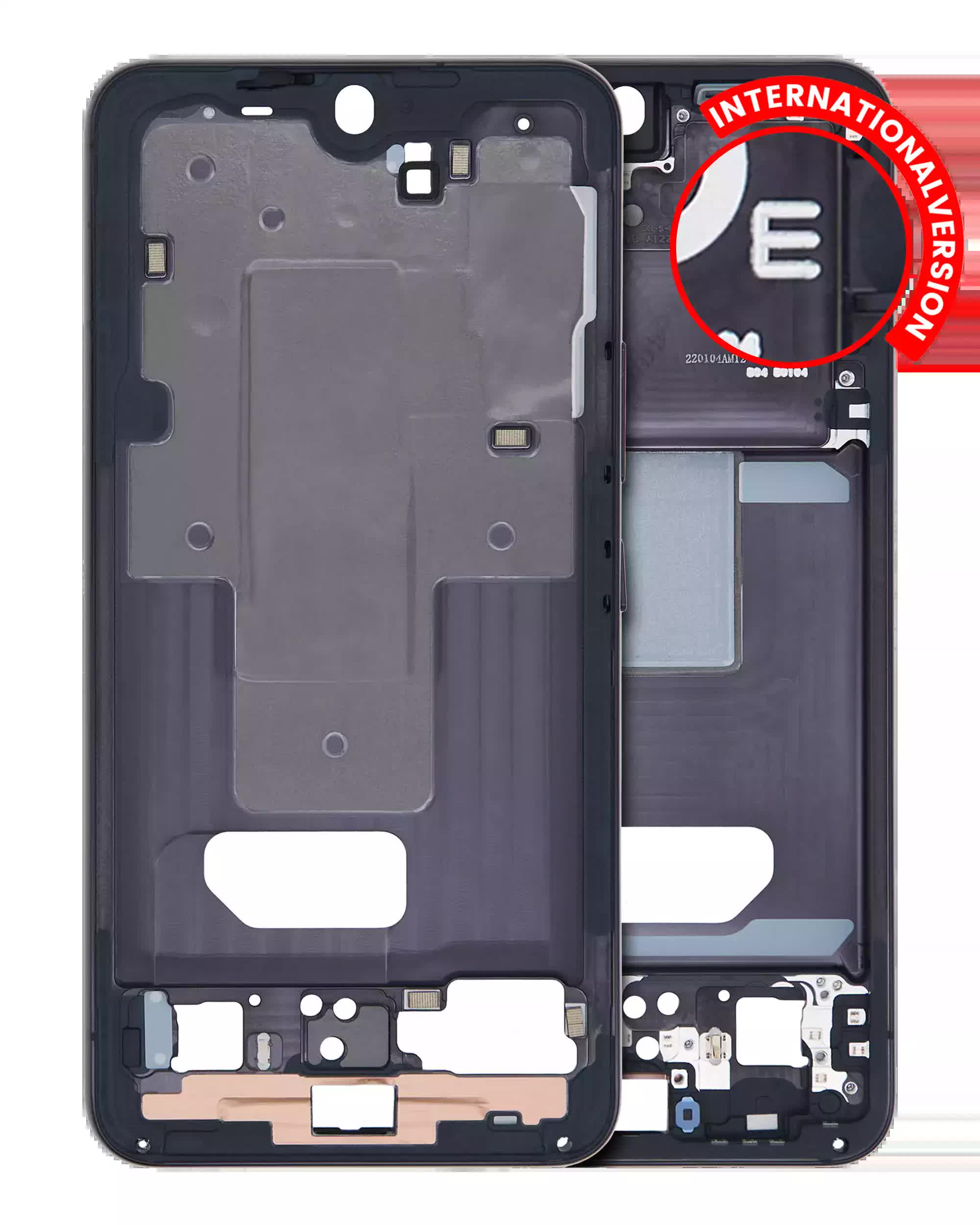 Mittelrahmen für Samsung Galaxy S22 5G (International Version) (Phantom Black)