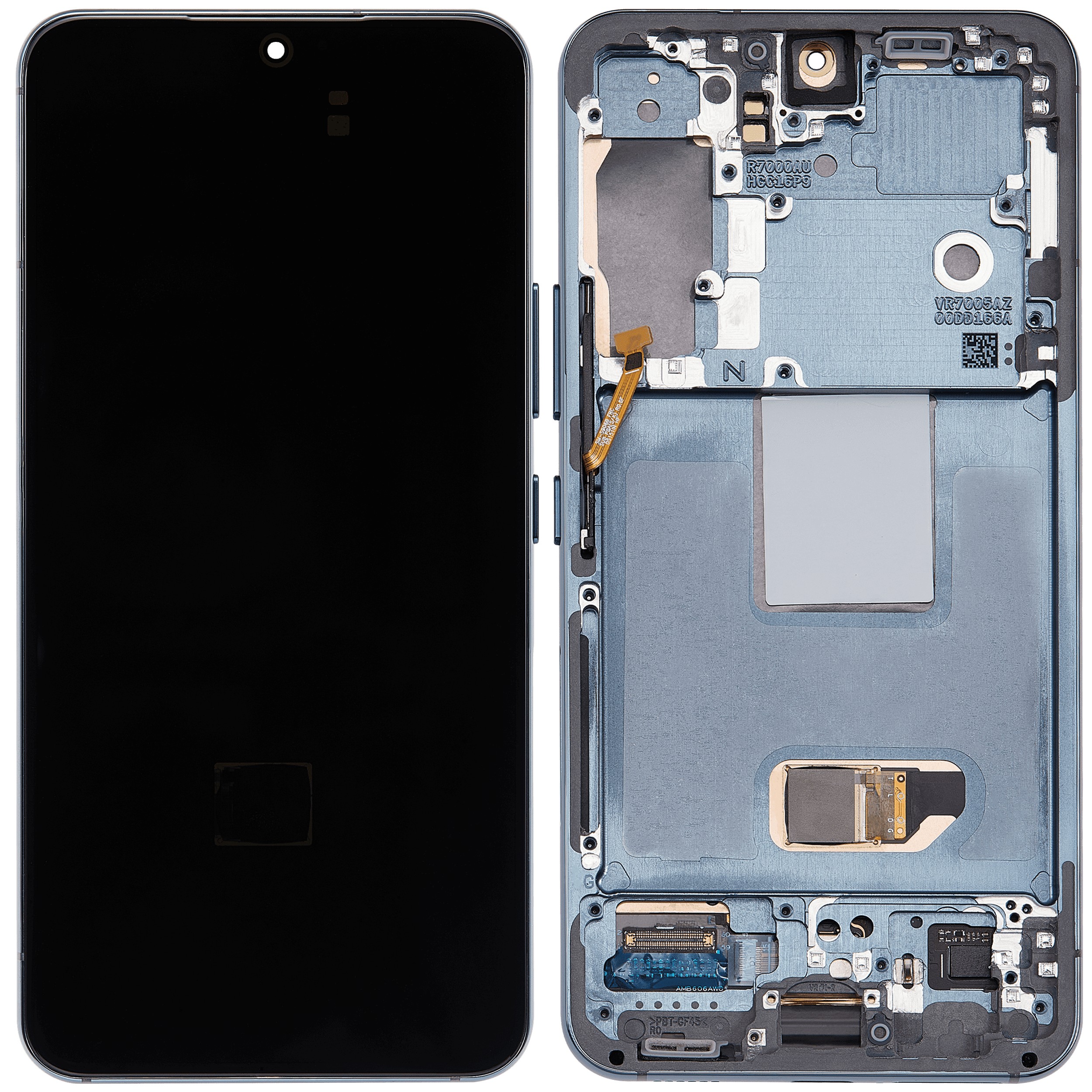 OLED Display mit Rahmen für Samsung Galaxy S22 5G (US & International Version) (professionell aufgearbeitet) (Green (Grün)) – Bild 2