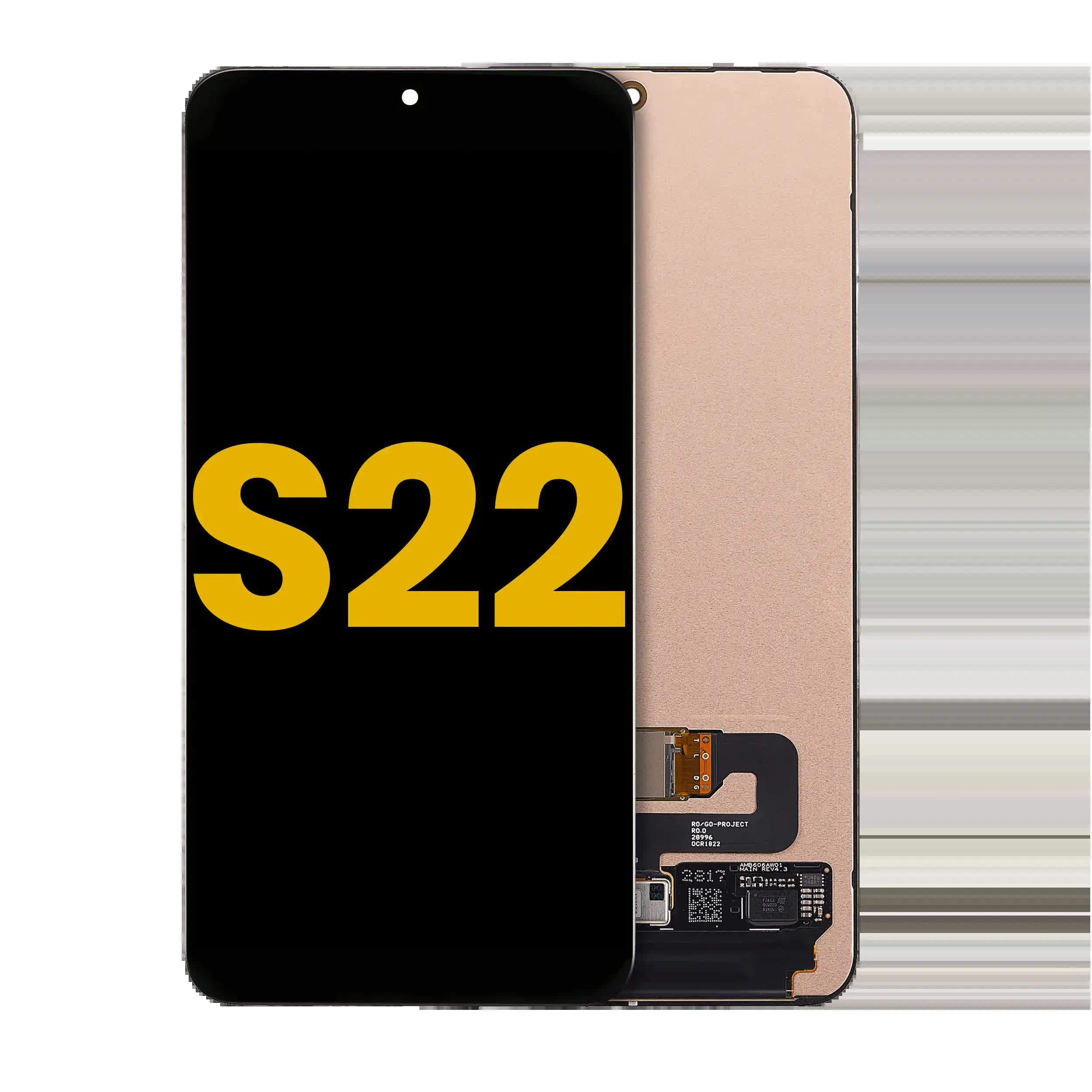 OLED Display ohne Rahmen für Samsung Galaxy S22 5G (professionell aufgearbeitet)